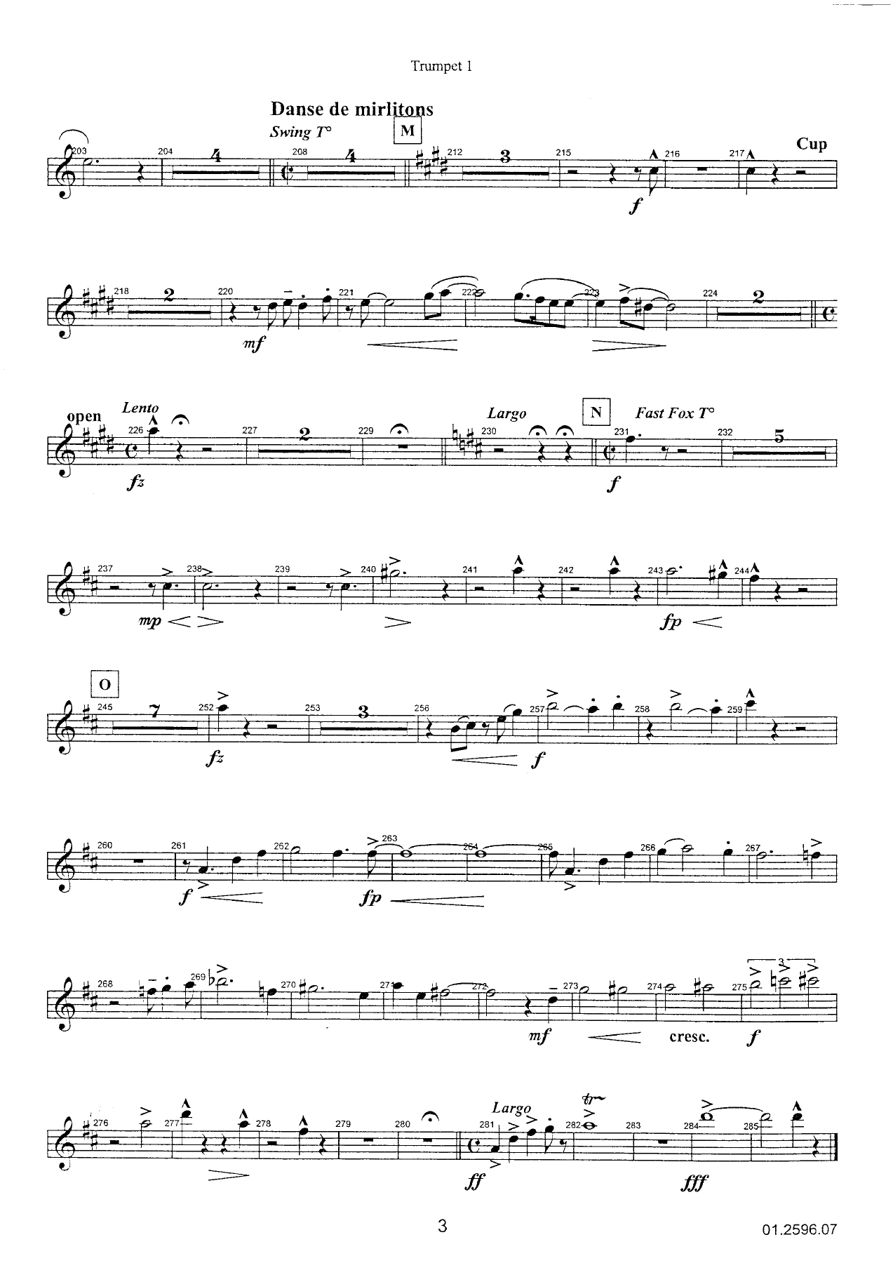 The Nutcracker Swing - Trumpet — page 3