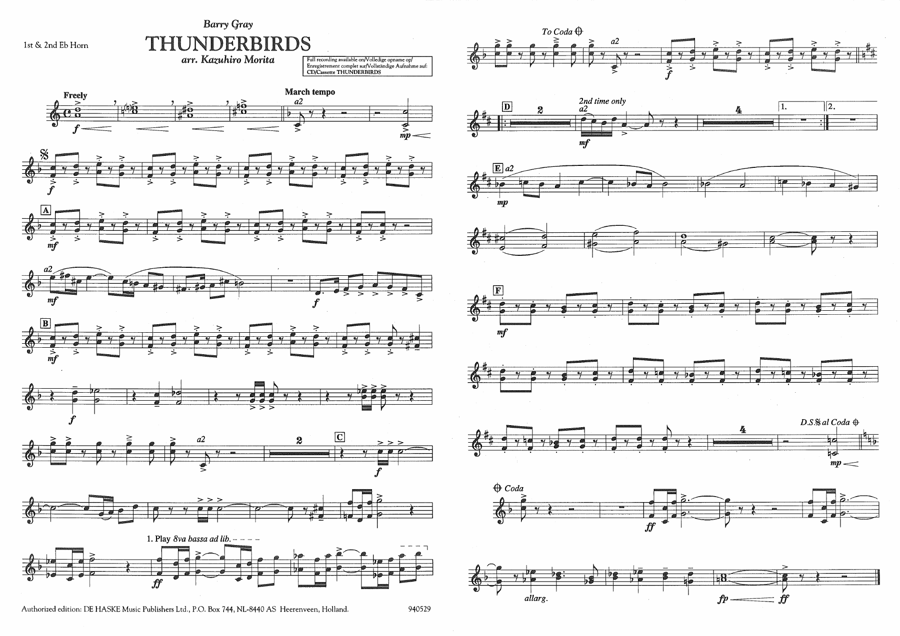 Thunderbirds (K.Morita) Fanfare — page 3