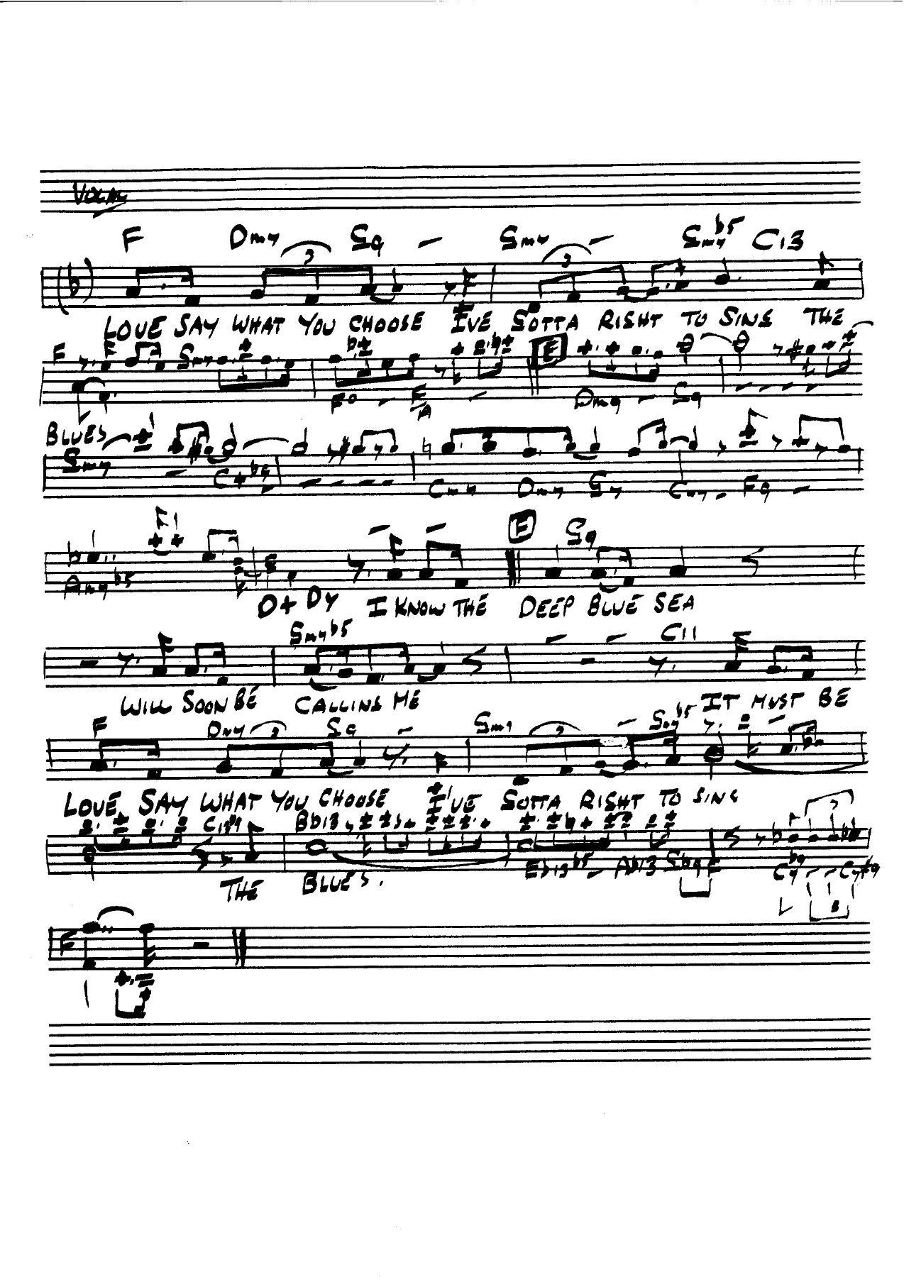 Gotta Right To Sing The Blues — page 2