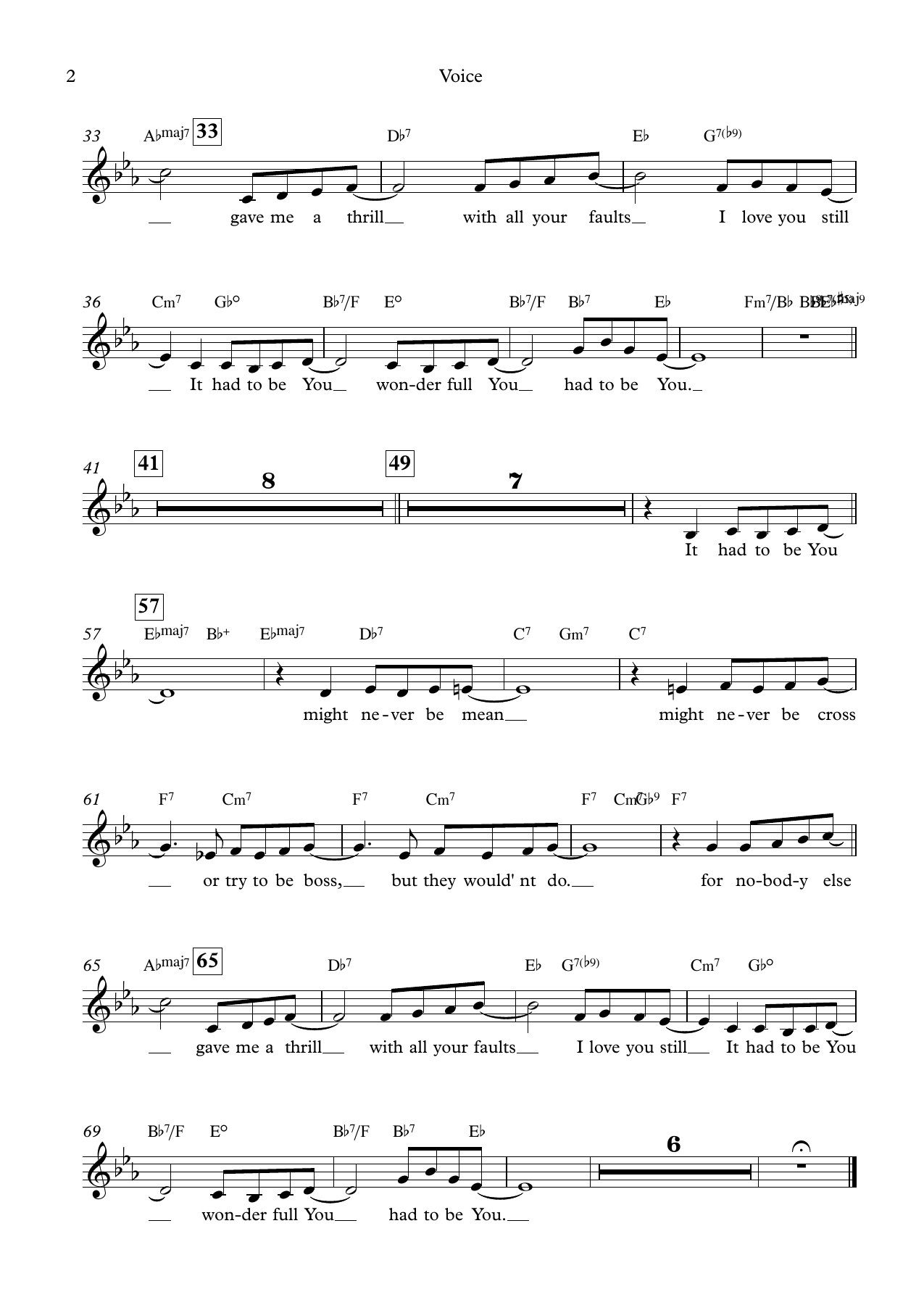 It Had To Be You.Vocal — page 2