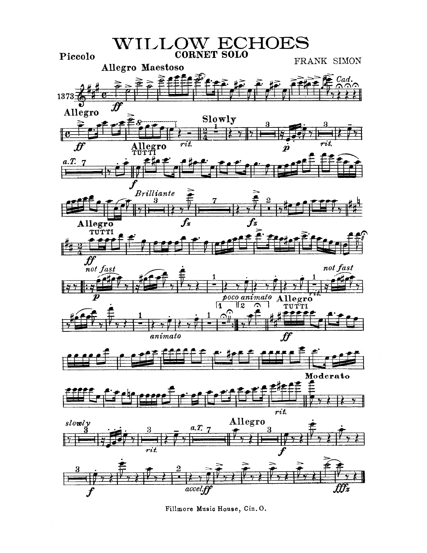 Willow Echoes F.Simon Tpt Solo — page 3