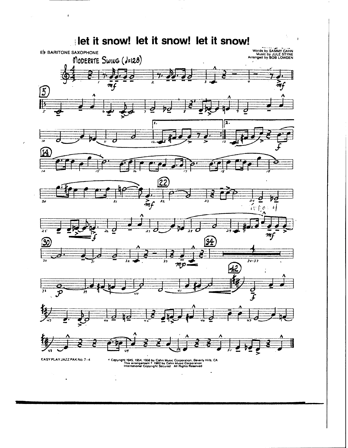 Bari — sheet music cover (first page)