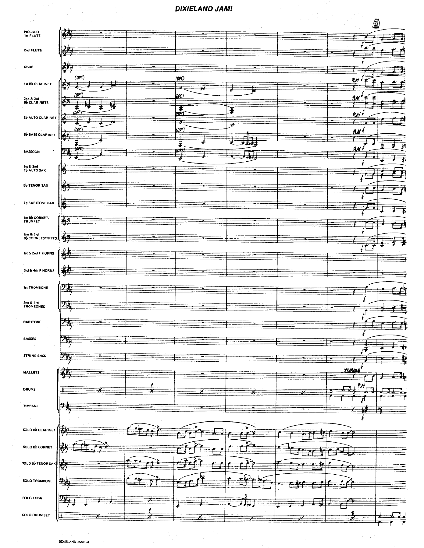 Dixieland Jam (Bob Lowden) (Clean) — page 3