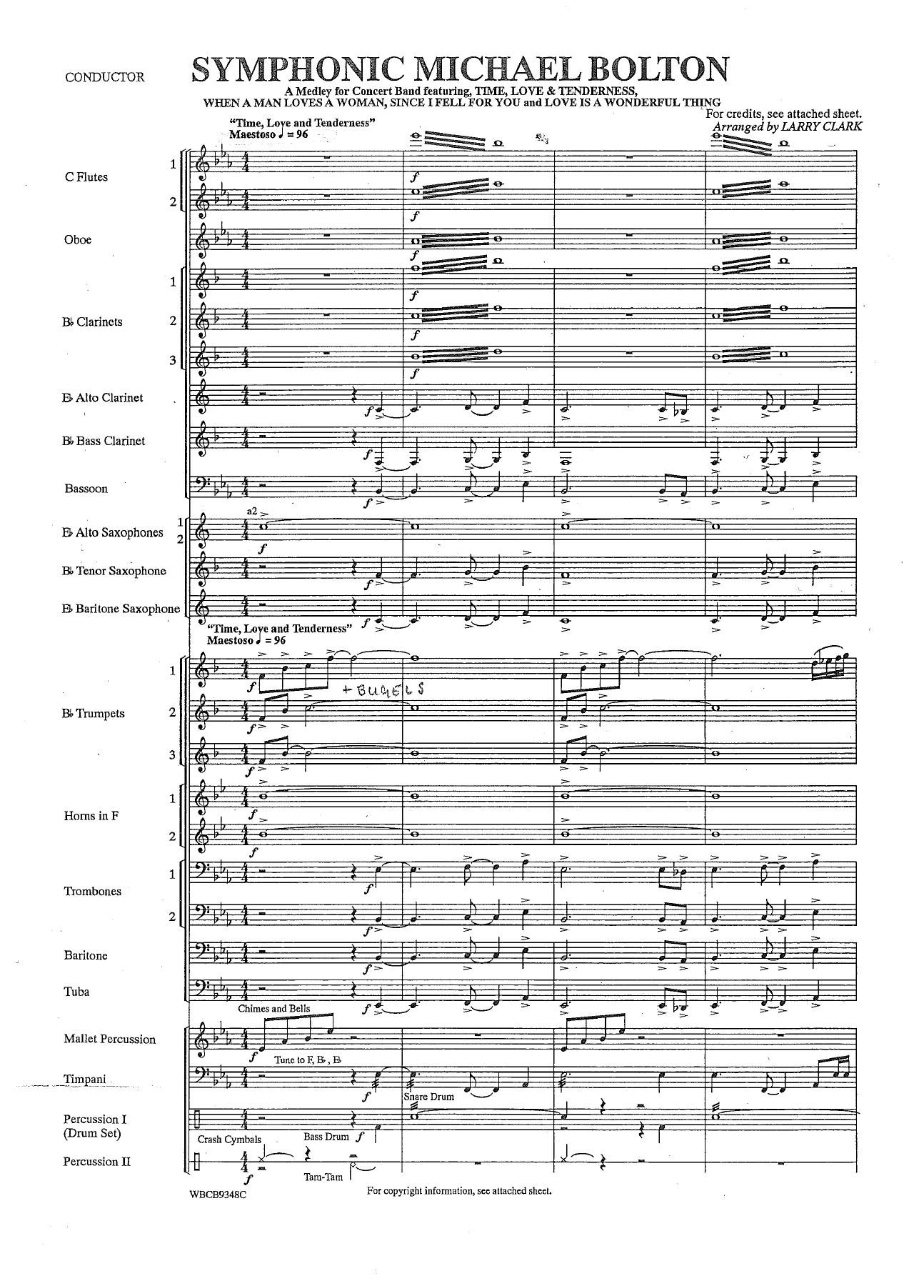 Symphonic Michael Bolton - arr. Larry Clark — page 3
