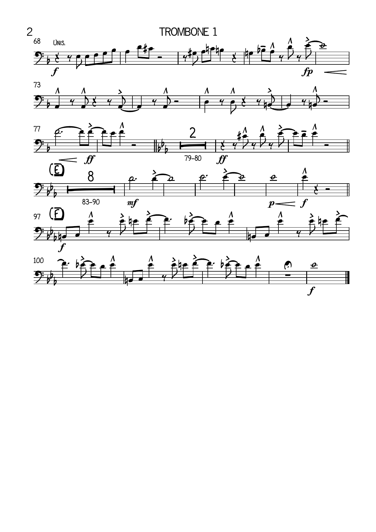 Nature Boy - Trombone — page 2