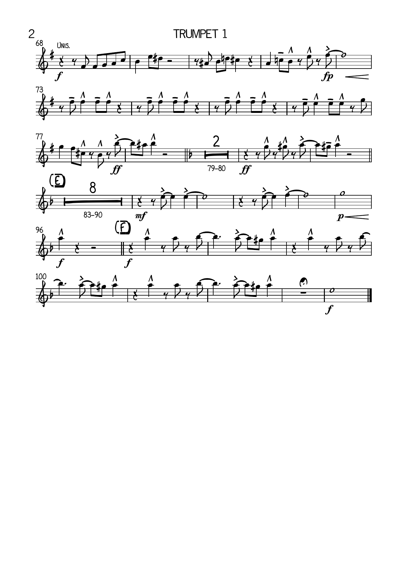 Nature Boy - Trumpet — page 2