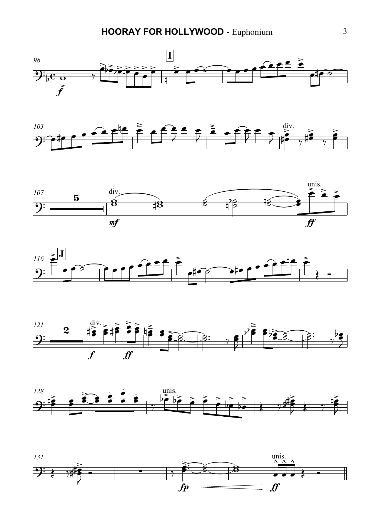 Hooray for Hollywood Euphonium — page 3