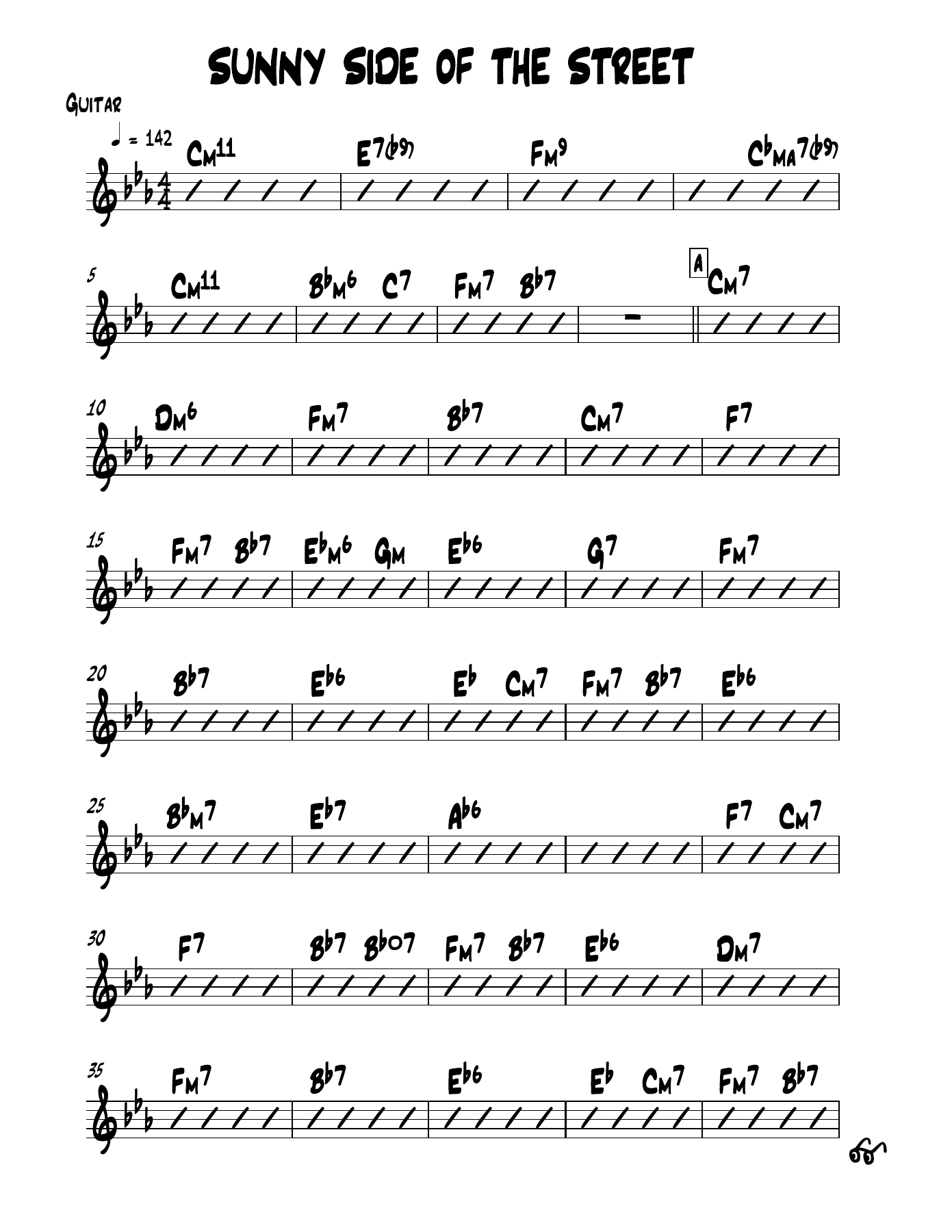 02 Guitar — sheet music cover (first page)