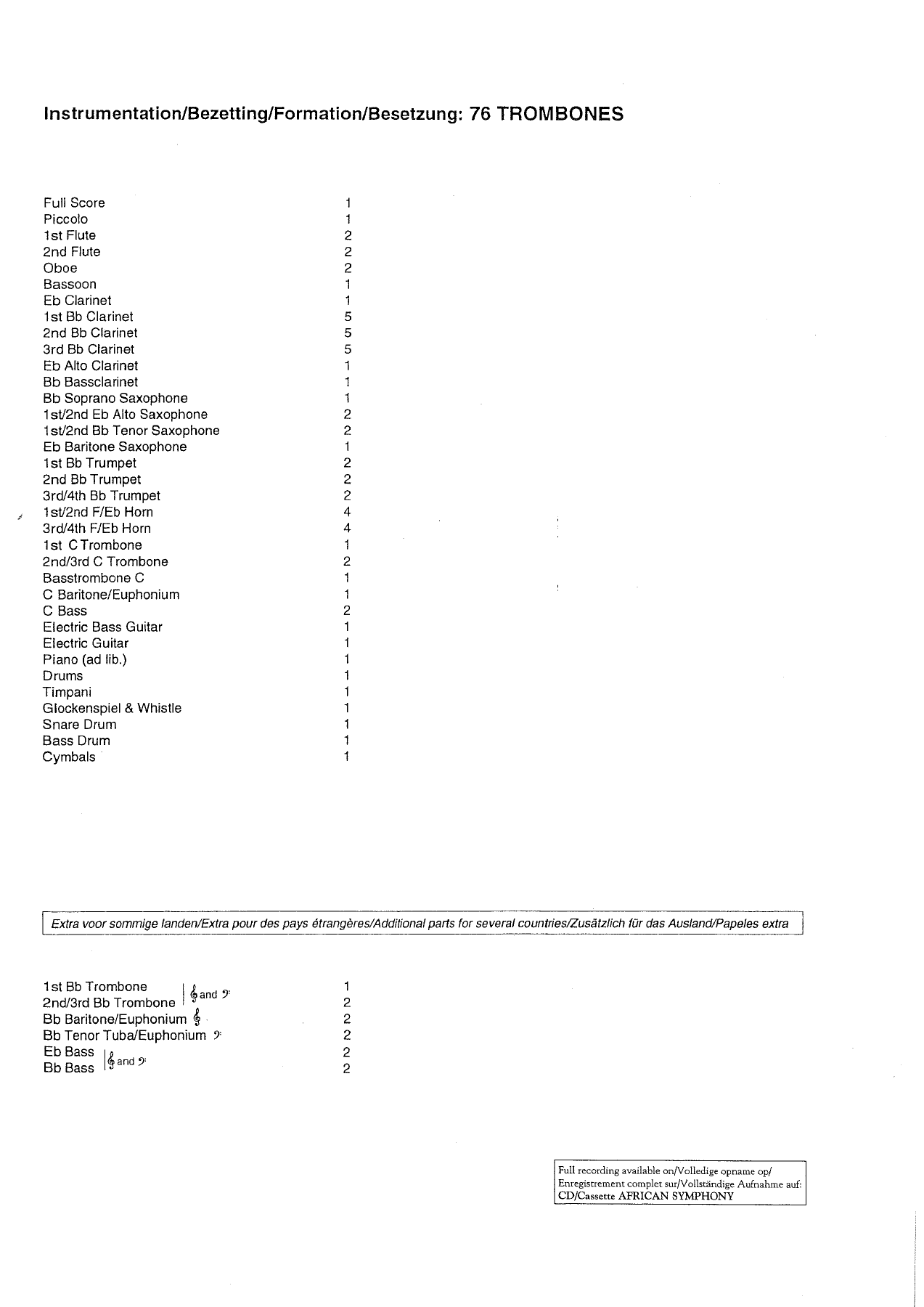 Seventy Six Trombones — page 3