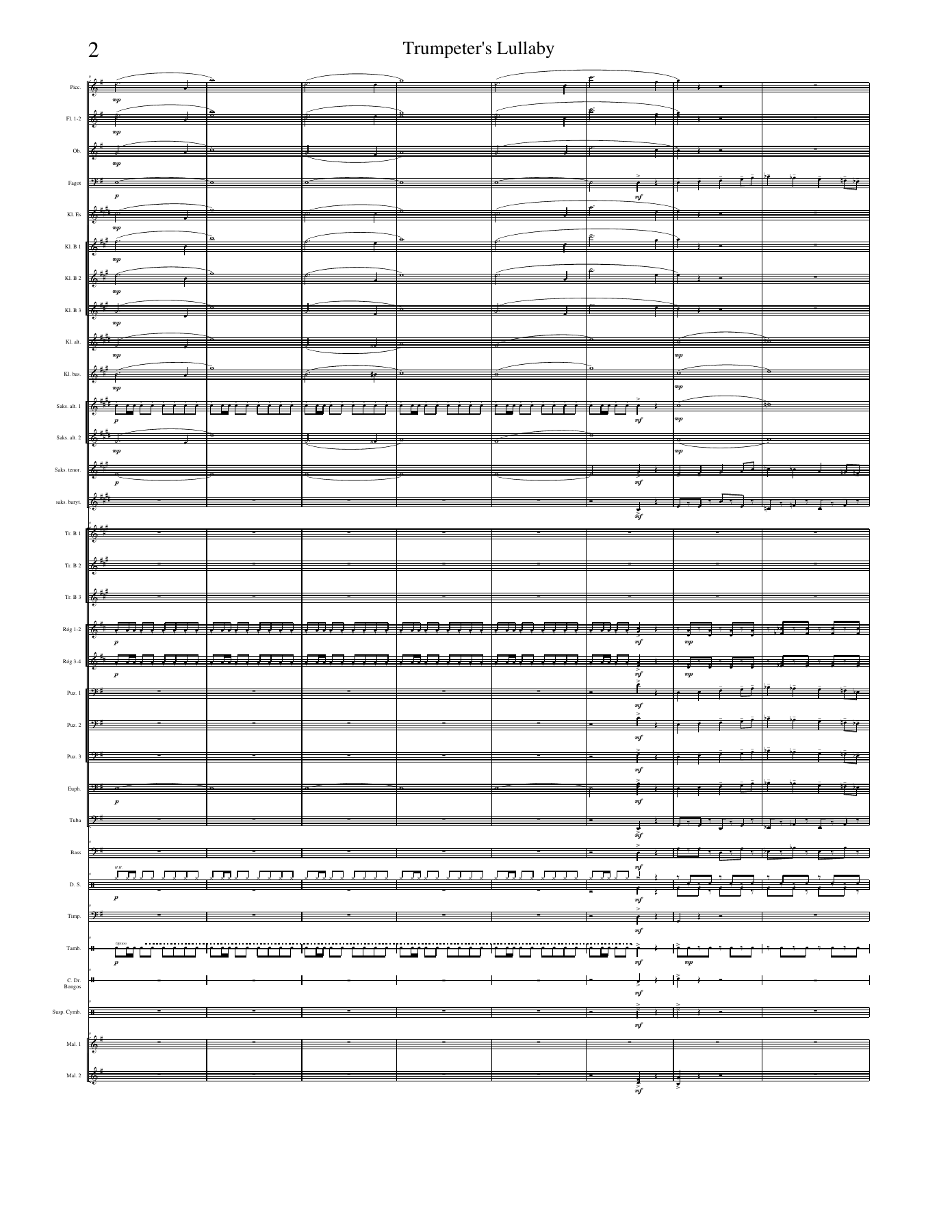 Trumpeter's Lullaby — page 2