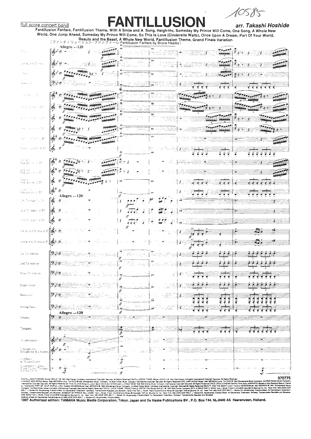 Fantillusion — sheet music cover (first page)