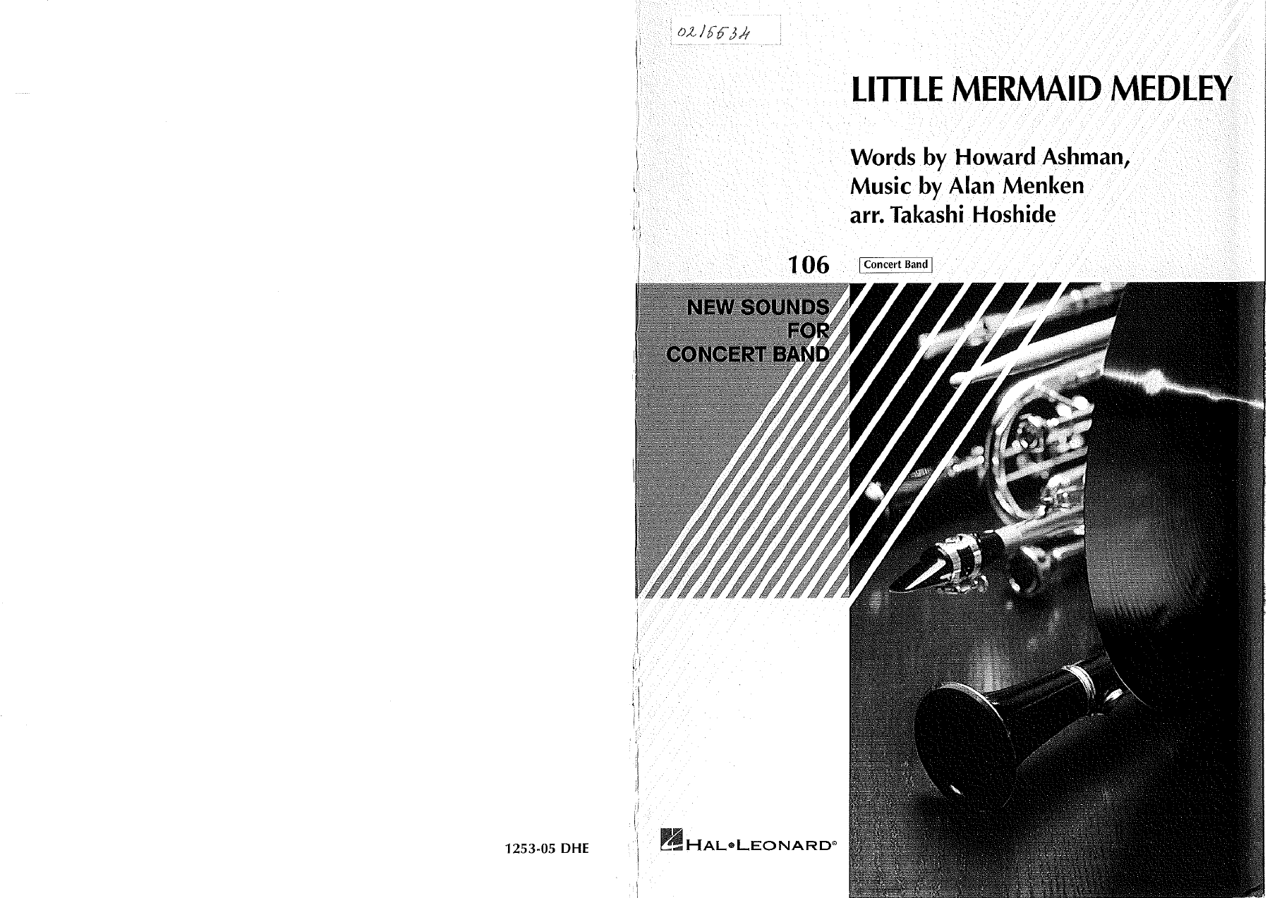 Little Mermaid Medley — sheet music cover (first page)