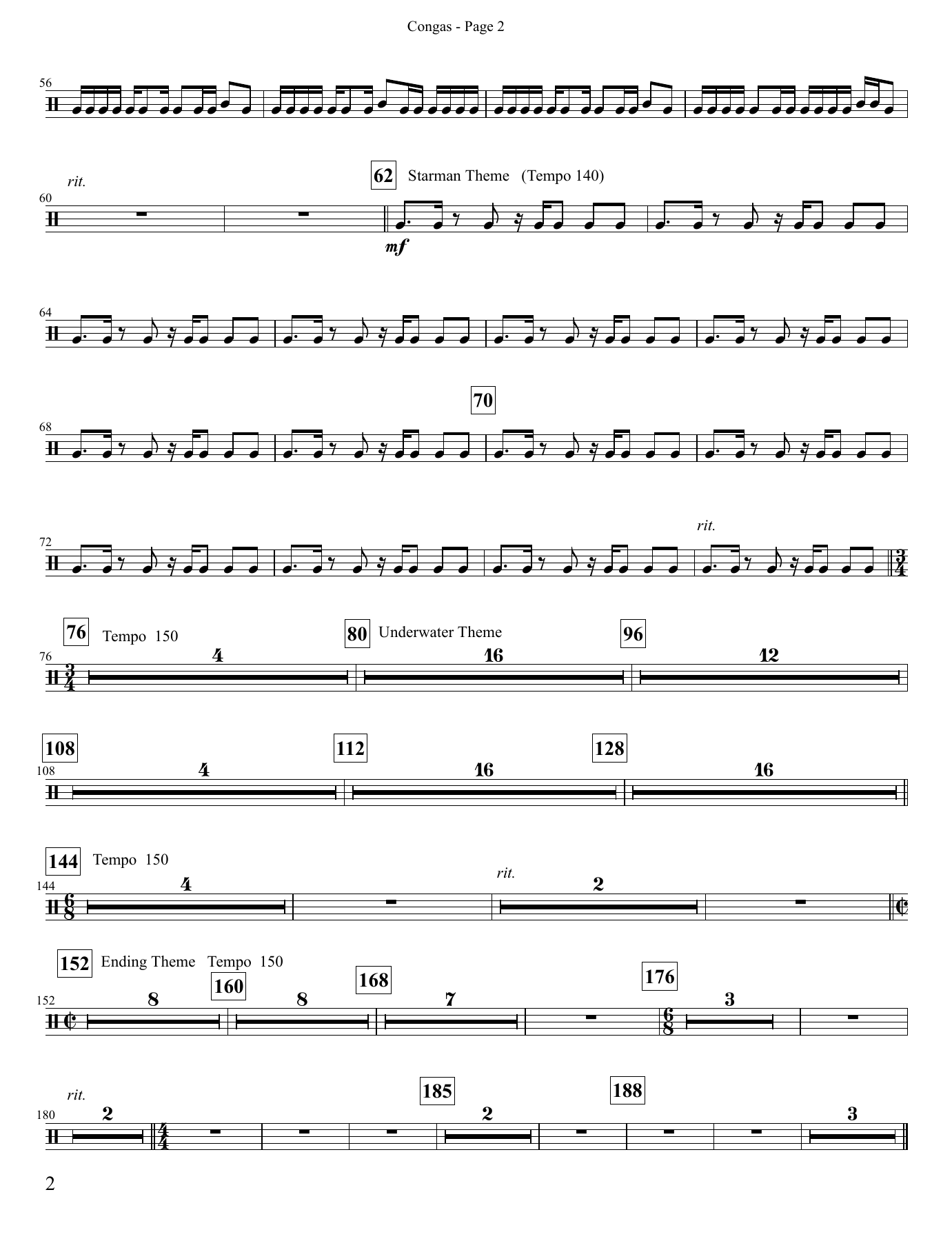 Congas — page 2