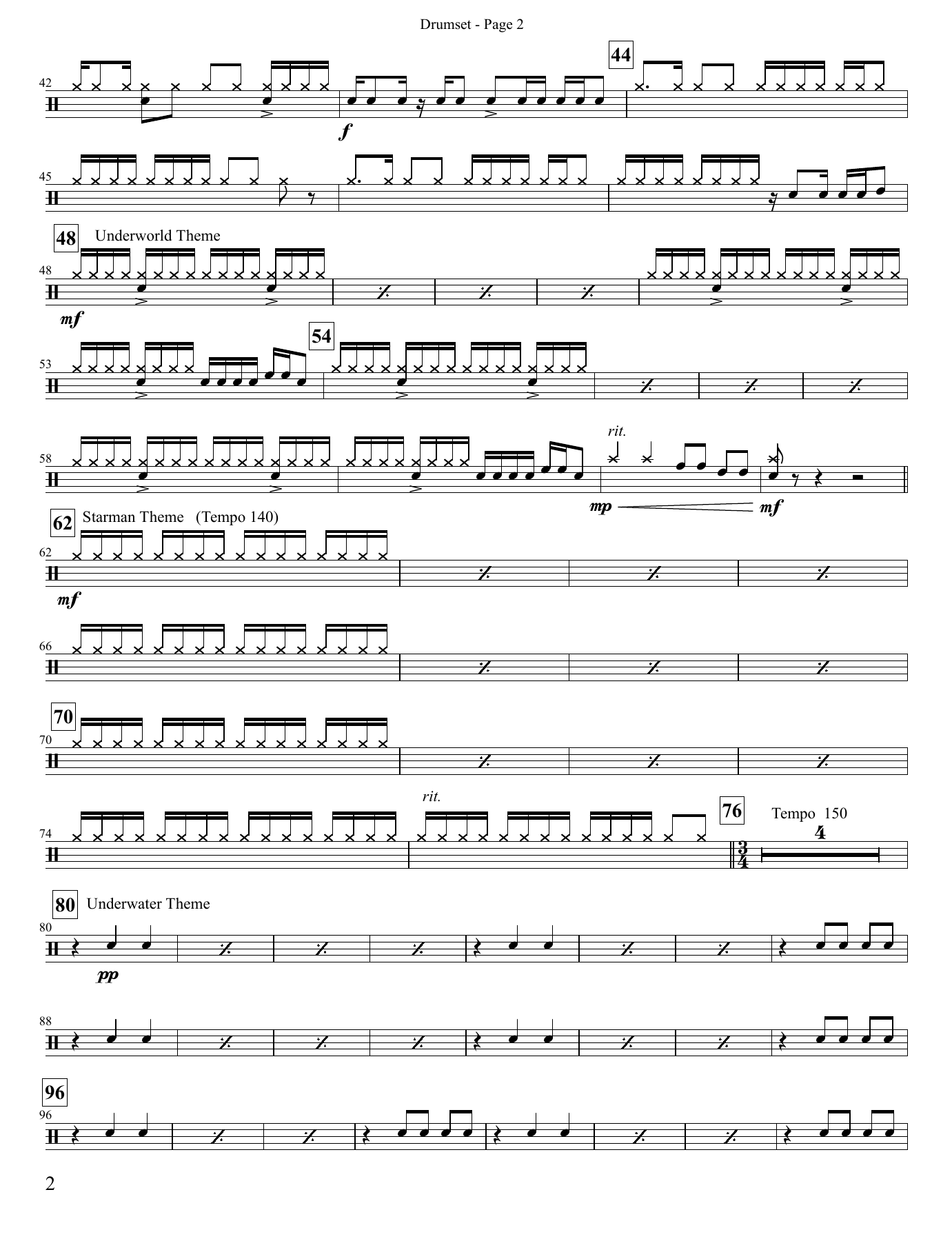 Drumset — page 2