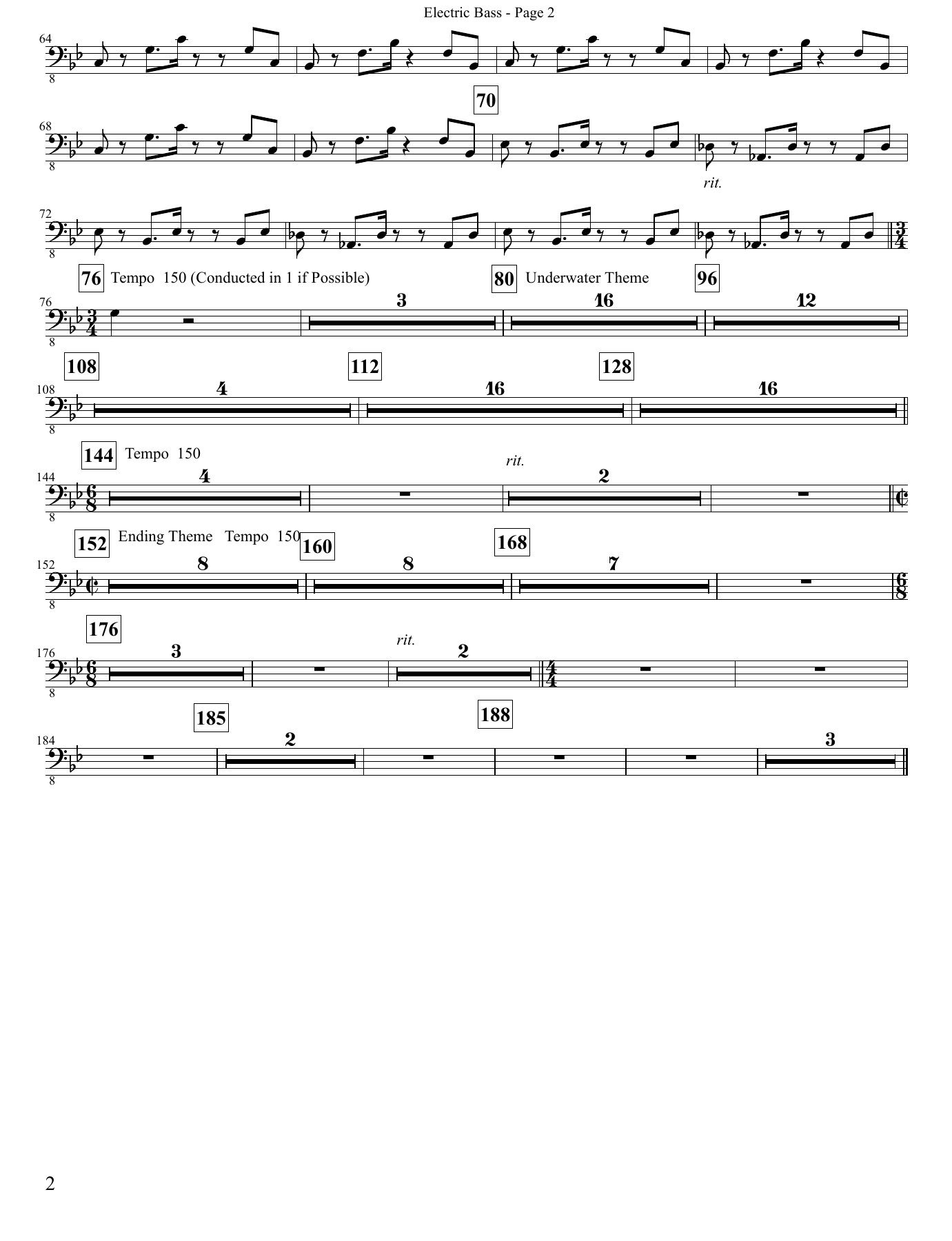 Electric Bass — page 2