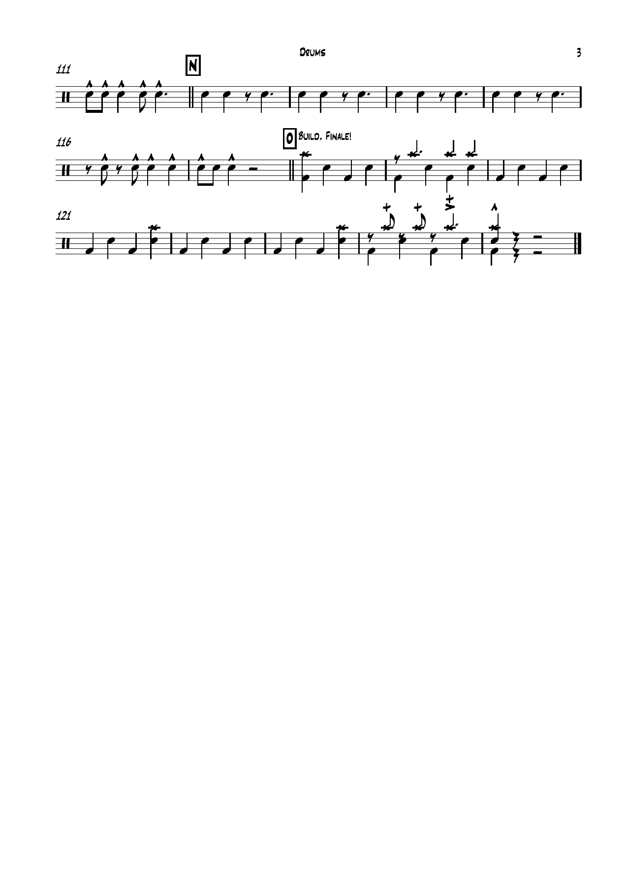 Puttin on the Ritz Drums — page 3