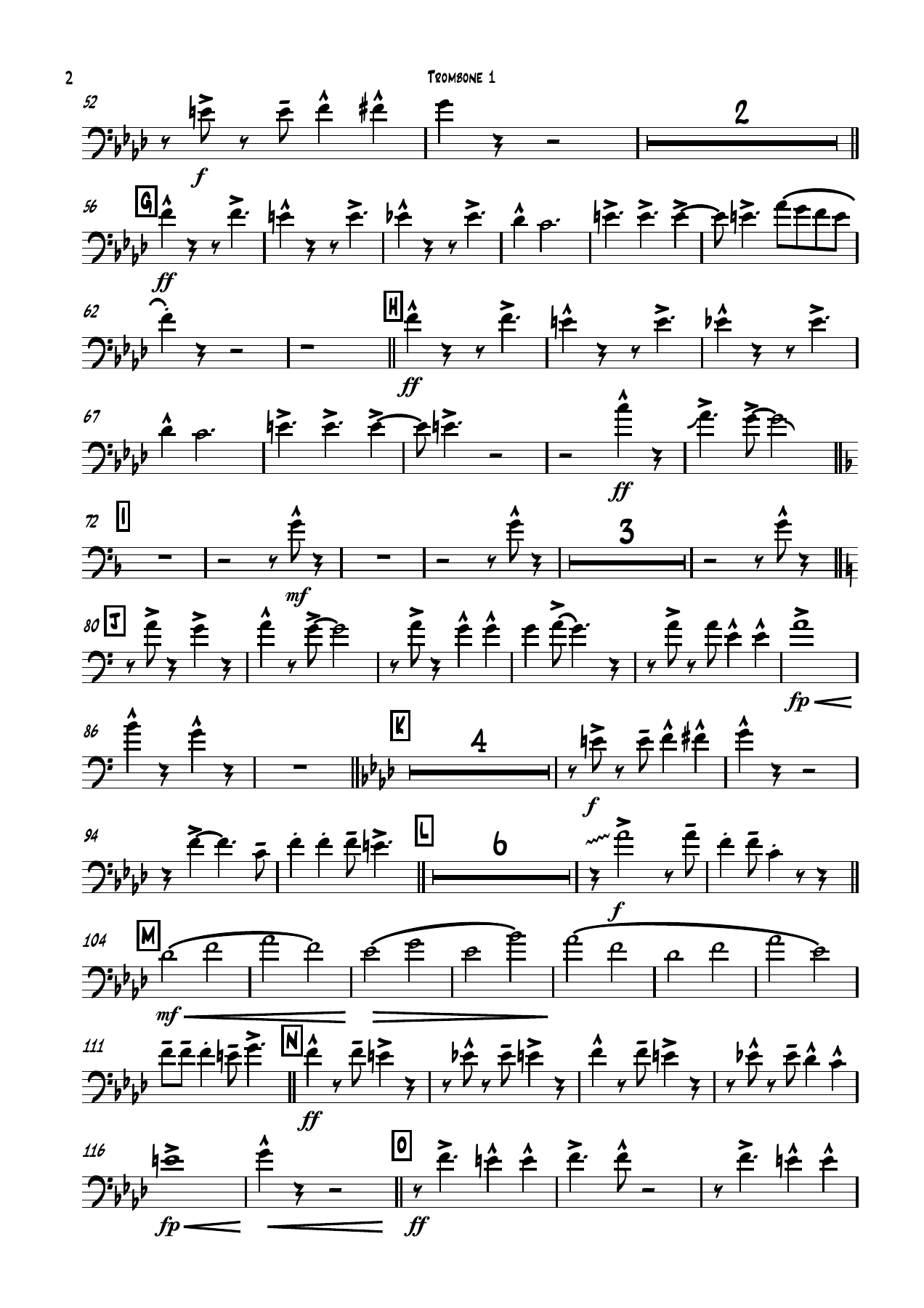 Puttin on the Ritz Trombone — page 2