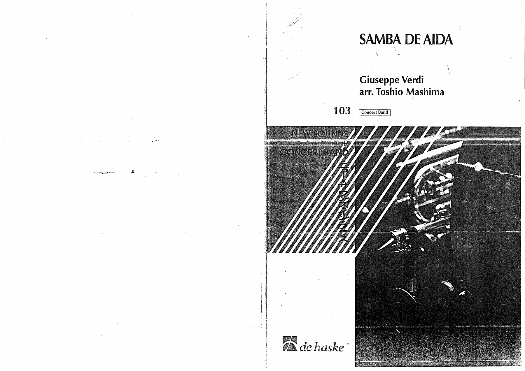 Samba De Aida — sheet music cover (first page)
