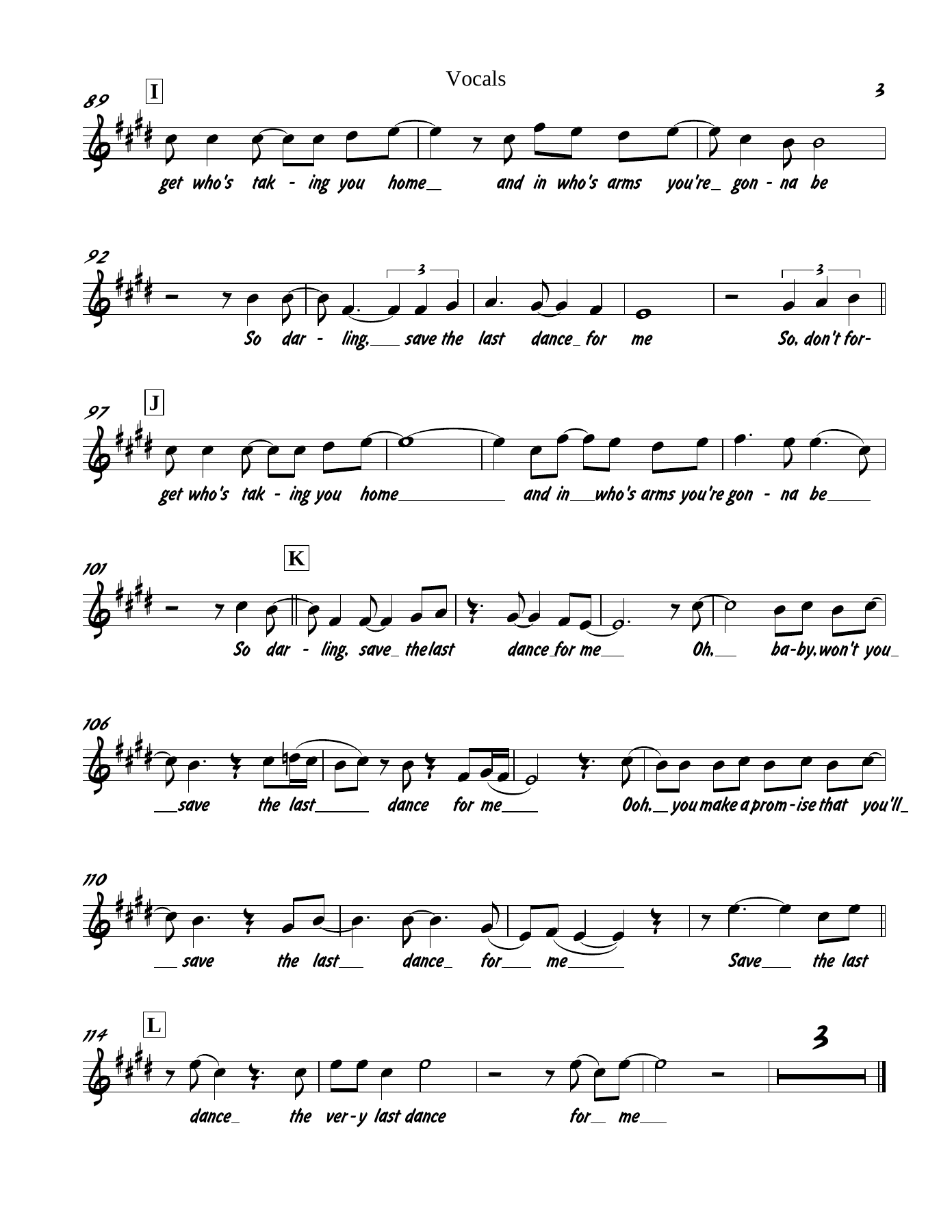 Michael Buble-Save the Last Dance-SheetMusicTradeCom — page 3