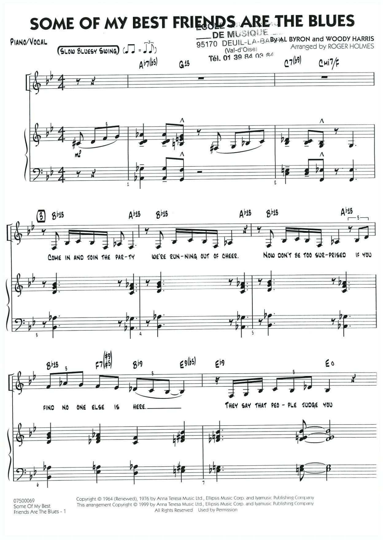 Some of my best - 15 Piano — sheet music cover (first page)