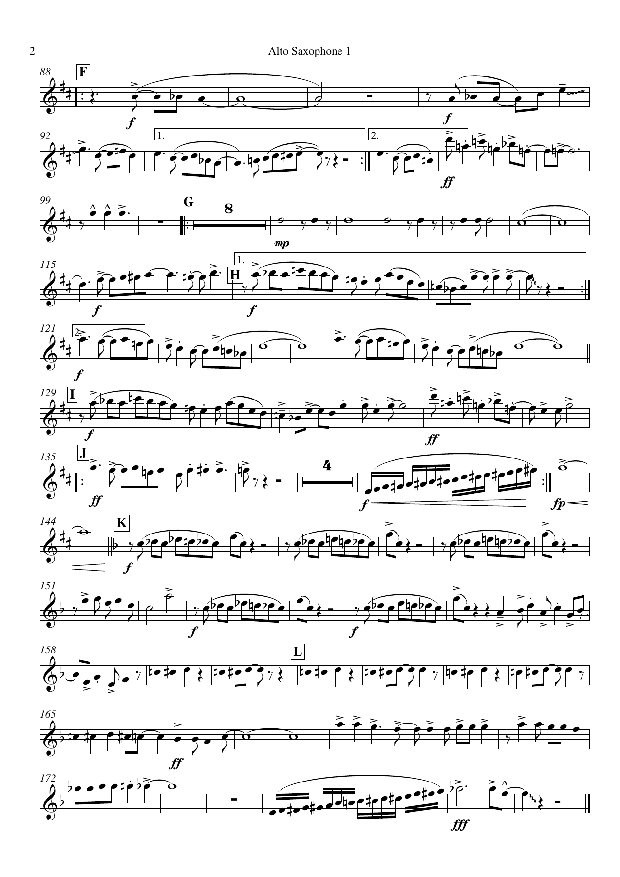 Saxofone Alto Mib I — page 2