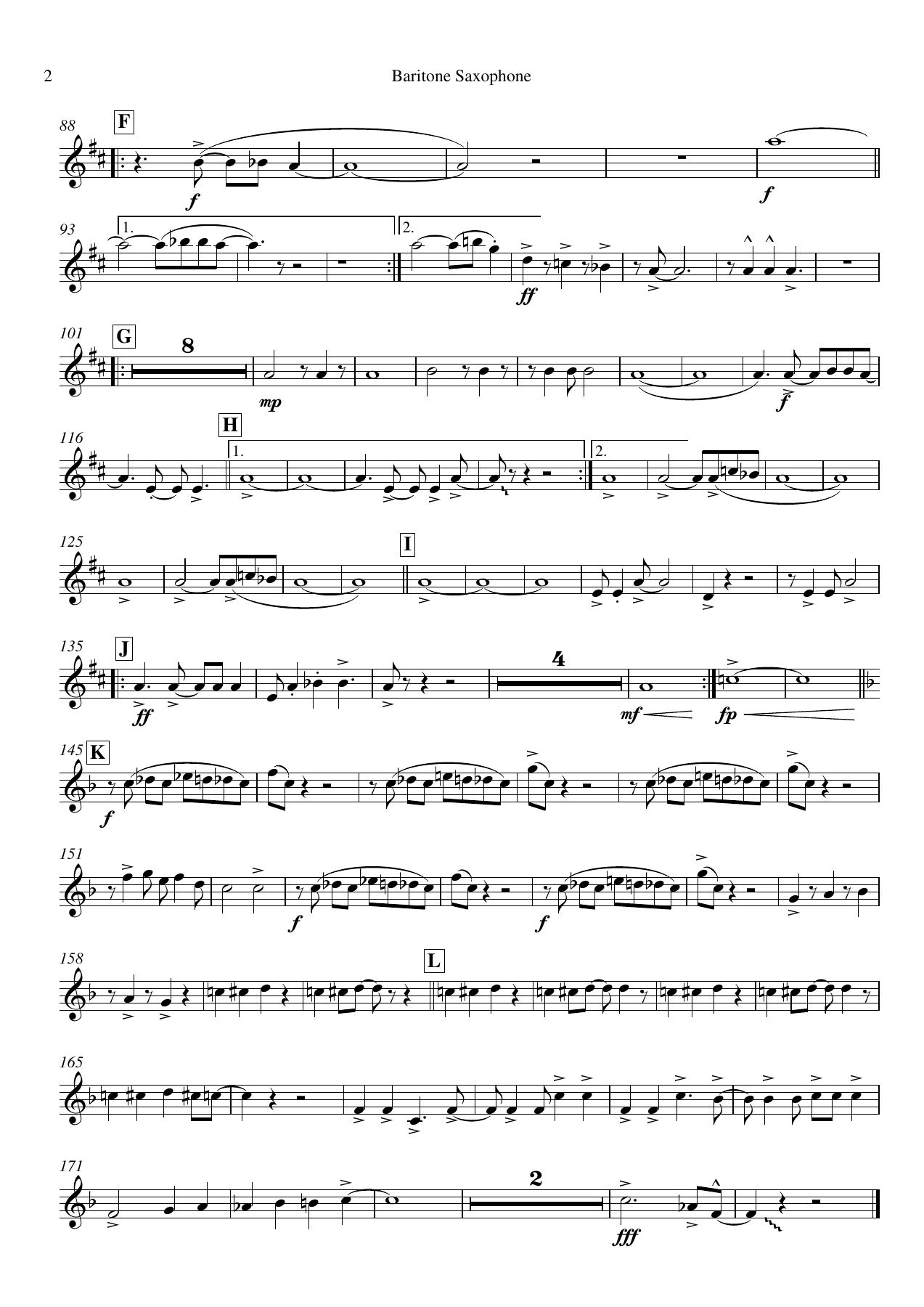 Saxofone Baritono Mib — page 2