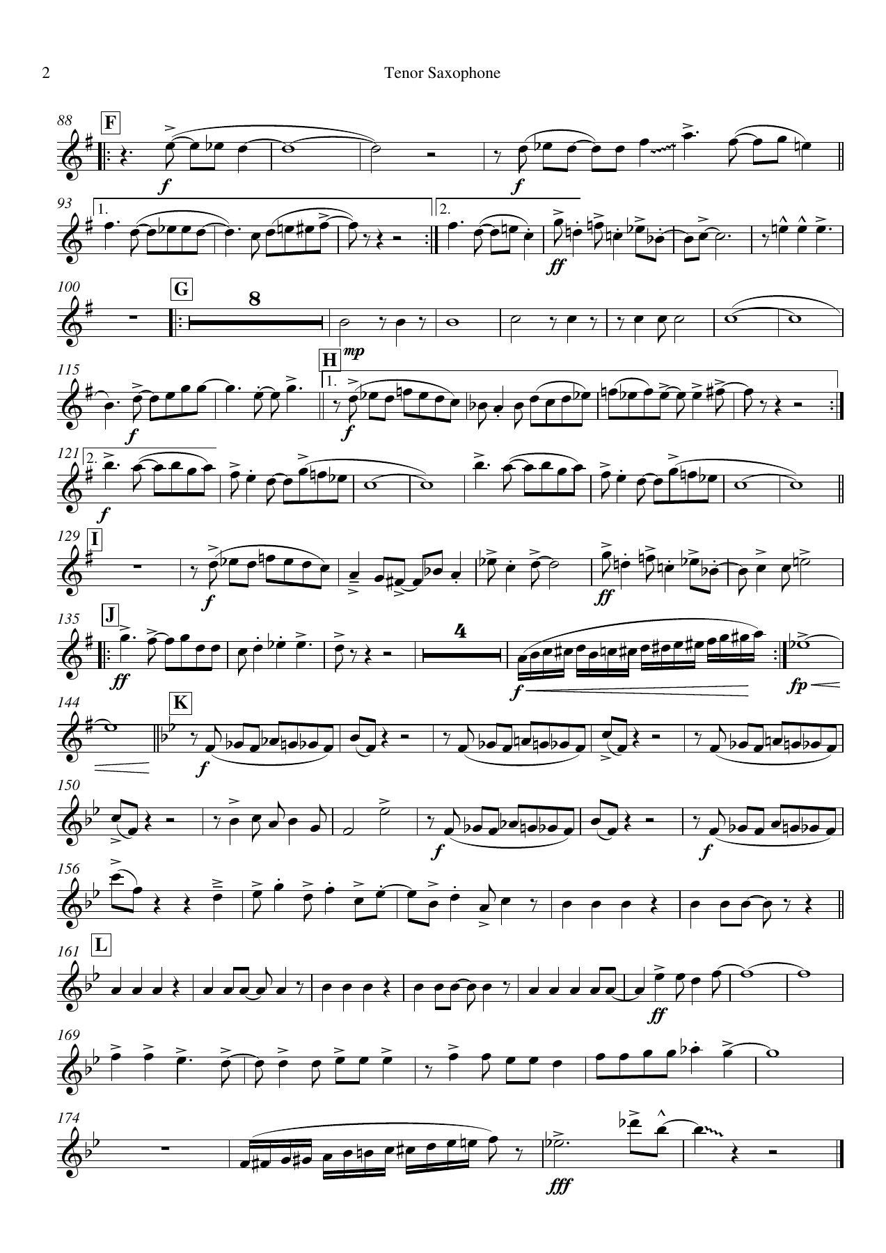 Saxofone Tenor Sib — page 2