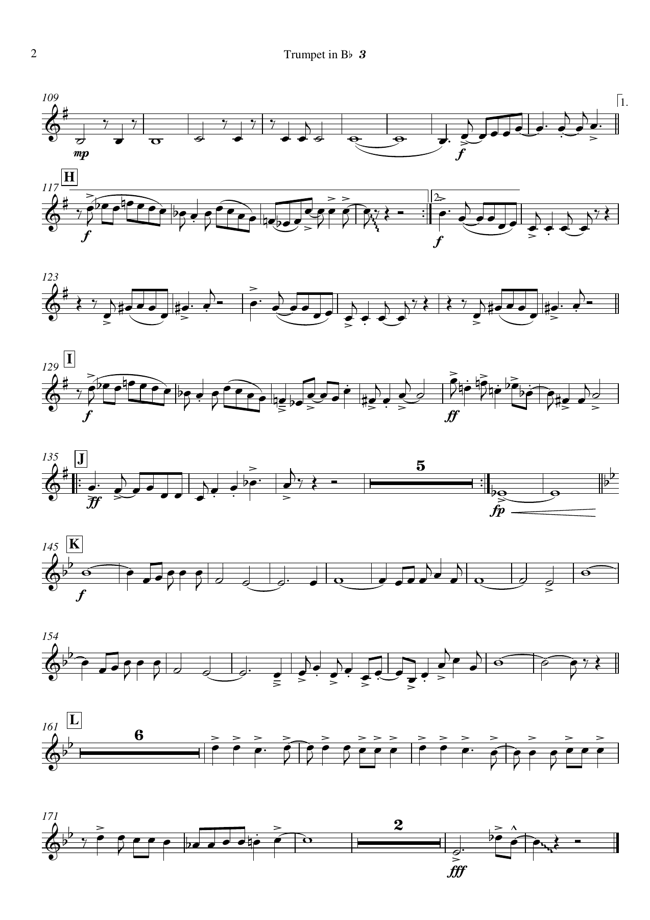 Trompete Sib III — page 2