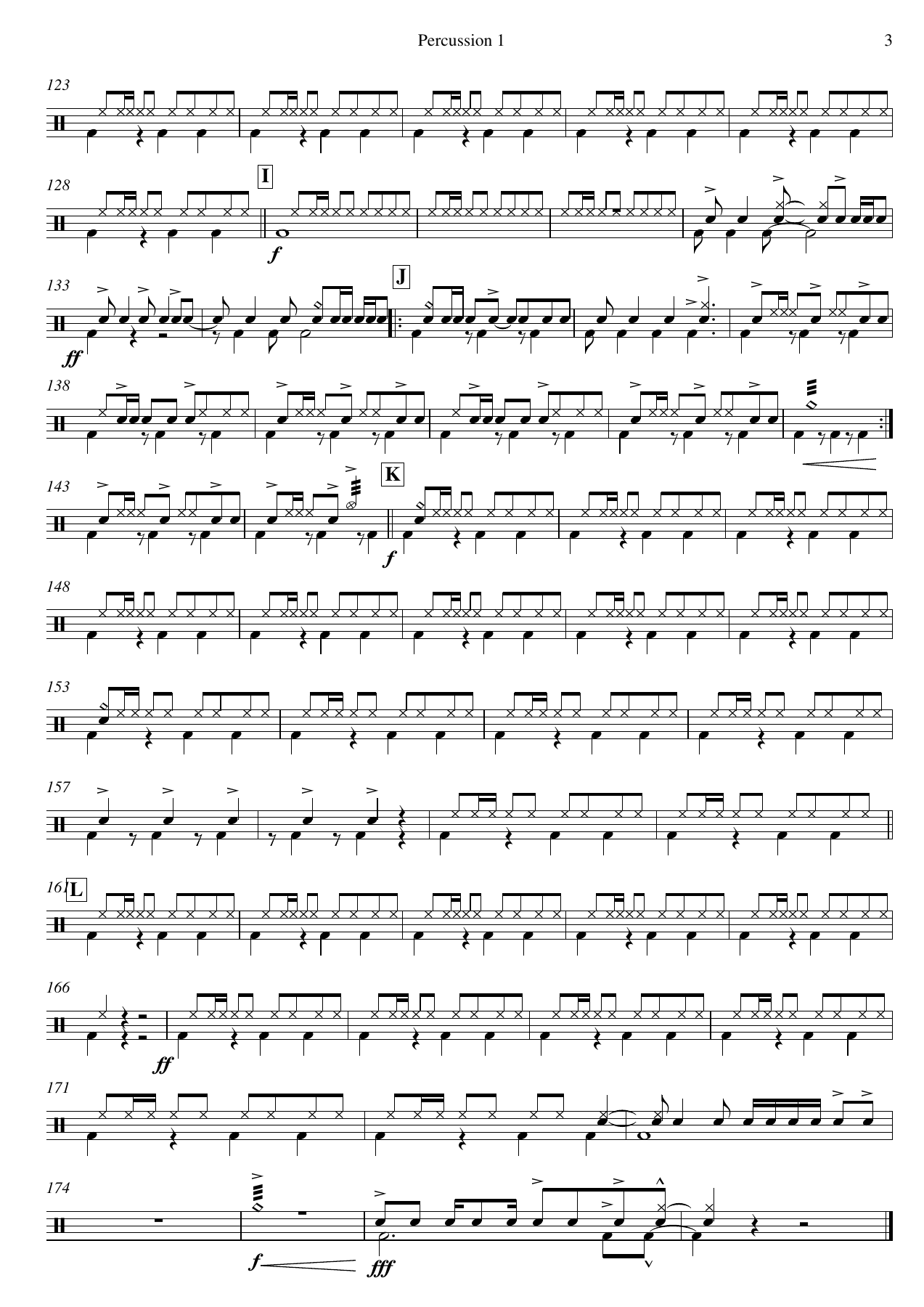 Percussao I — page 3