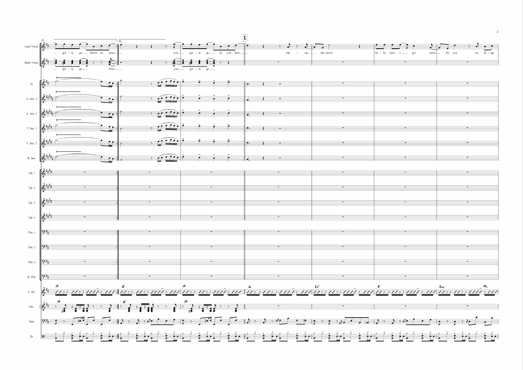Strong Enough - Am - Cher - Boris Myagkov - Vocal Group — page 3