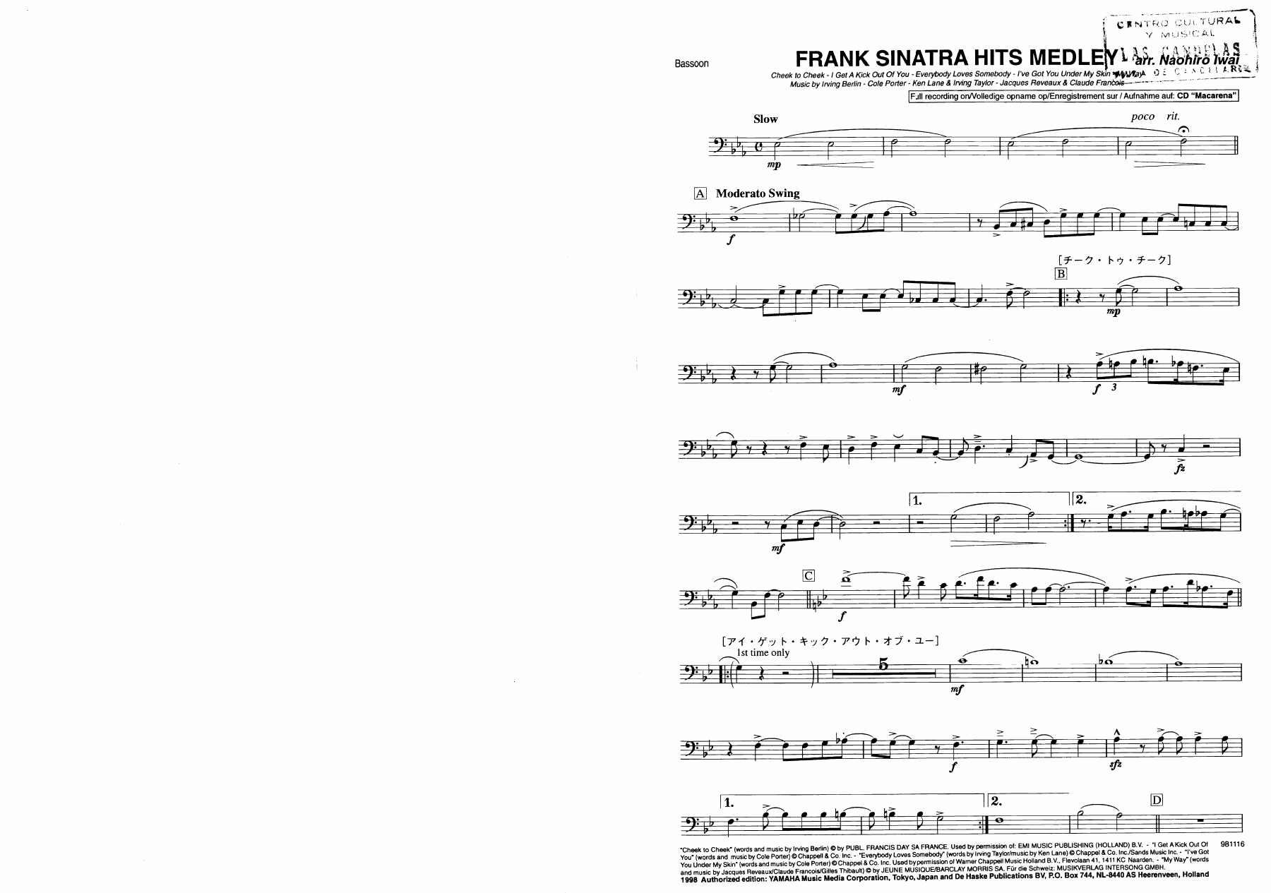 04 fagot — sheet music cover (first page)
