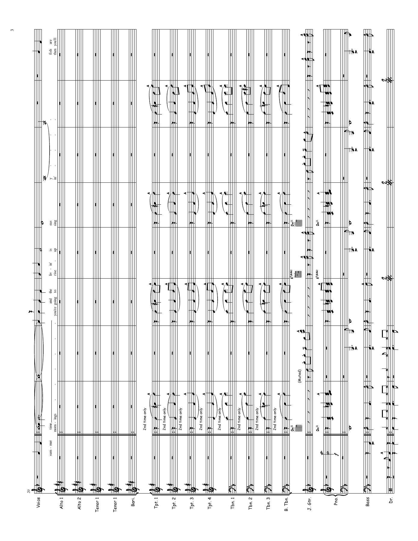 Summertime Score — page 3