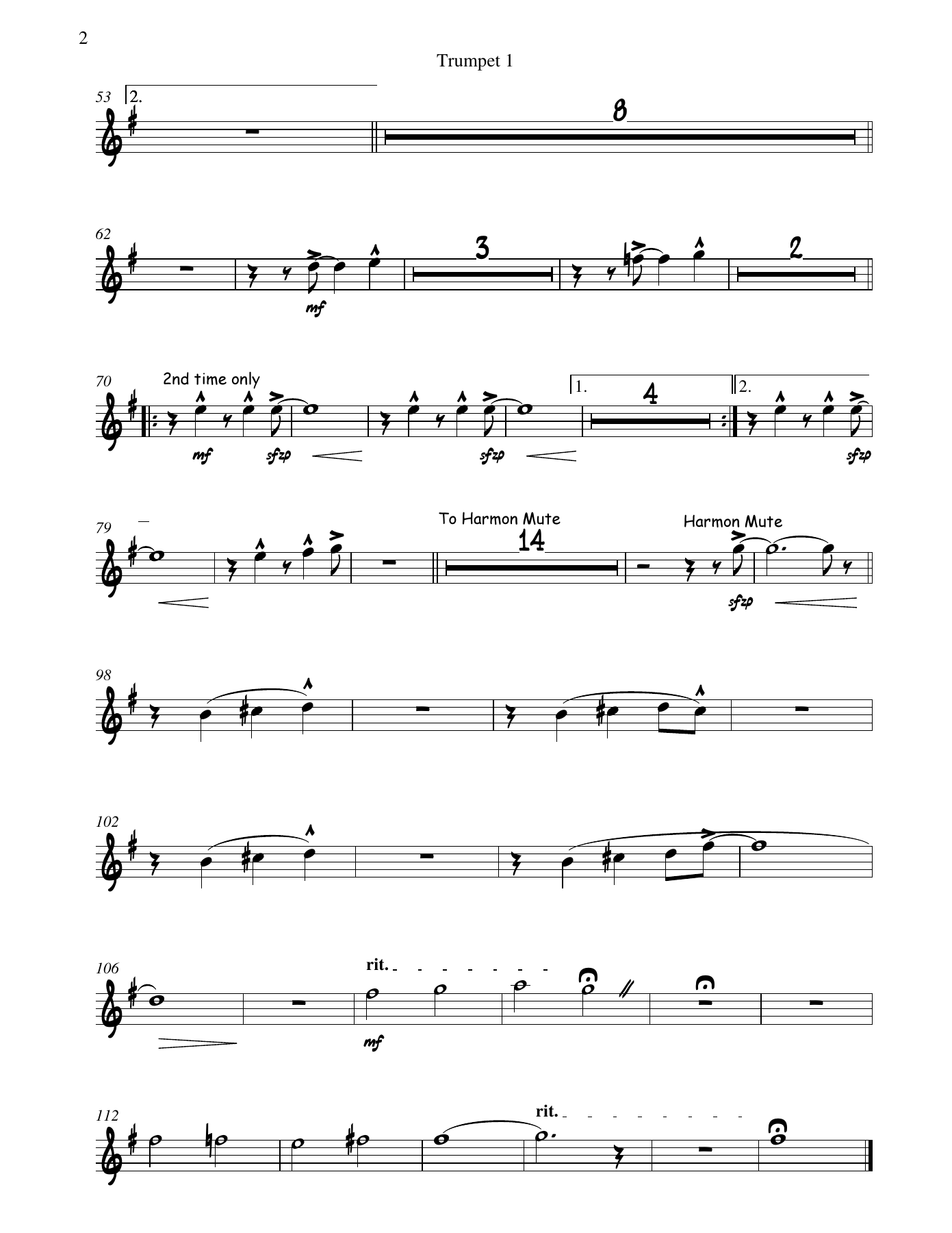 Summertime trumpet — page 2