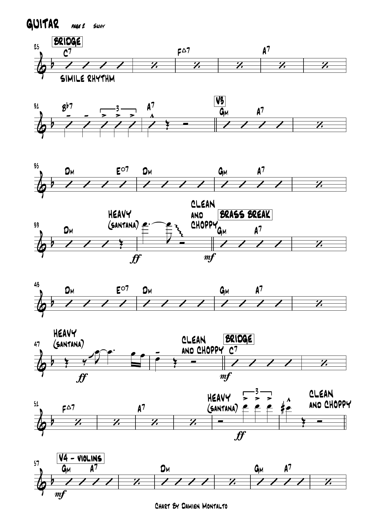 Sway GUITAR — page 2