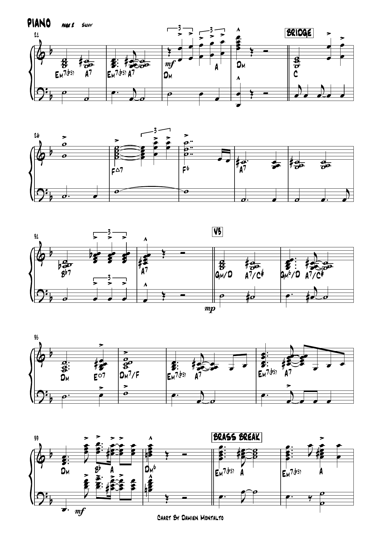Sway PIANO — page 2