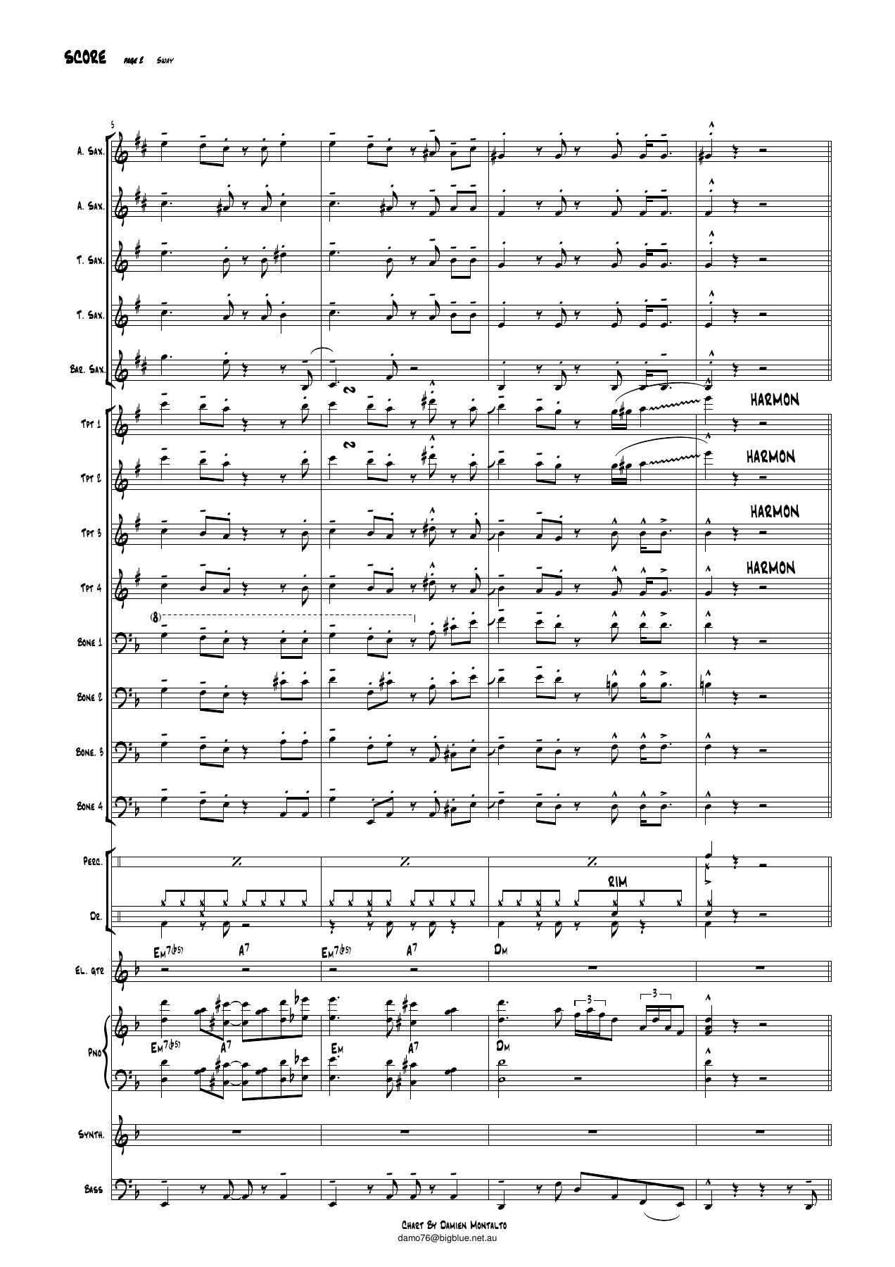 Sway SCORE — page 2