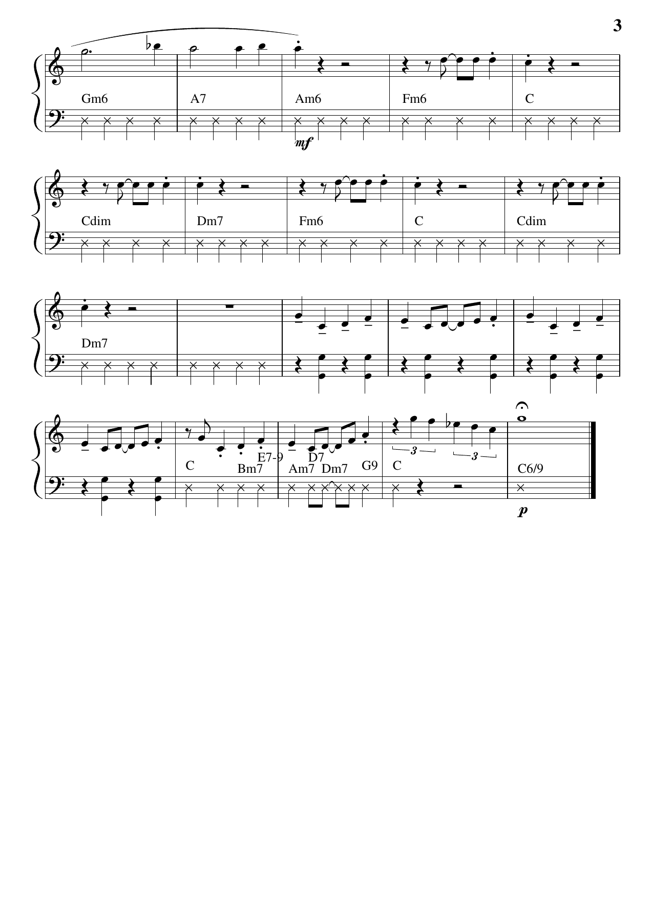 THAT HAPPY HOLIDAY FEELING piano — page 3