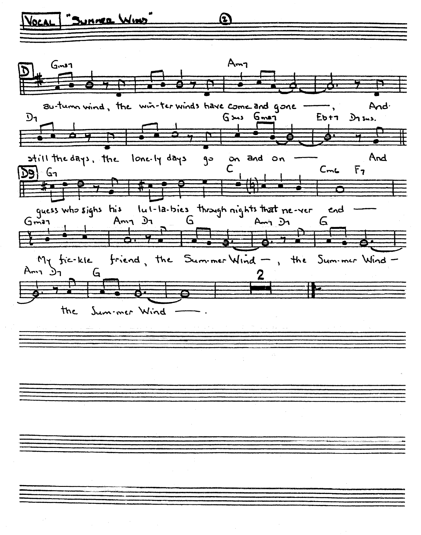 The Summer Wind Voc — page 2
