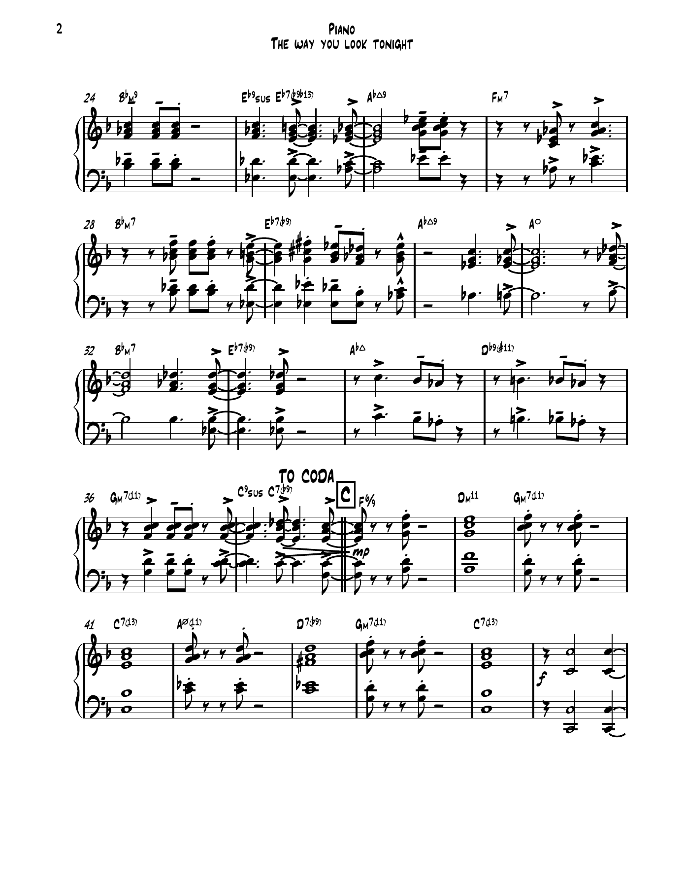 16 Piano — page 2