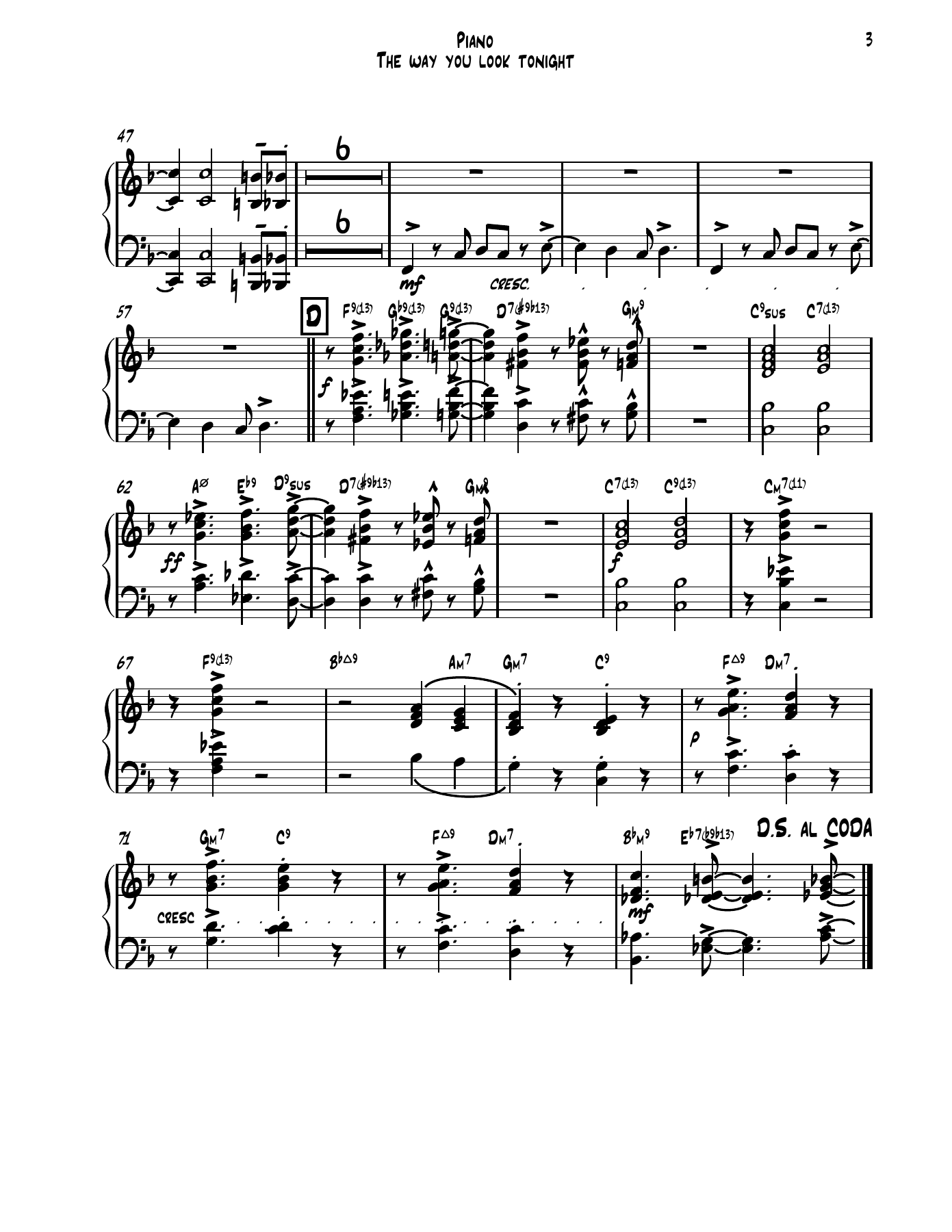 16 Piano — page 3
