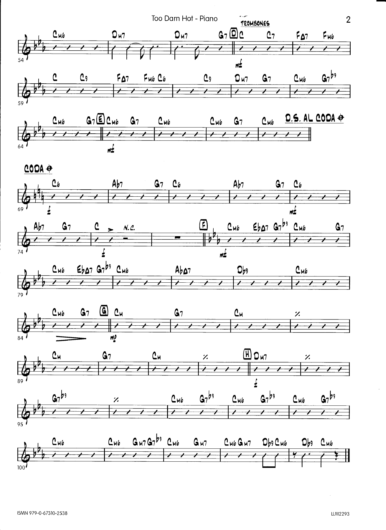 Too darn hot - piano — page 2
