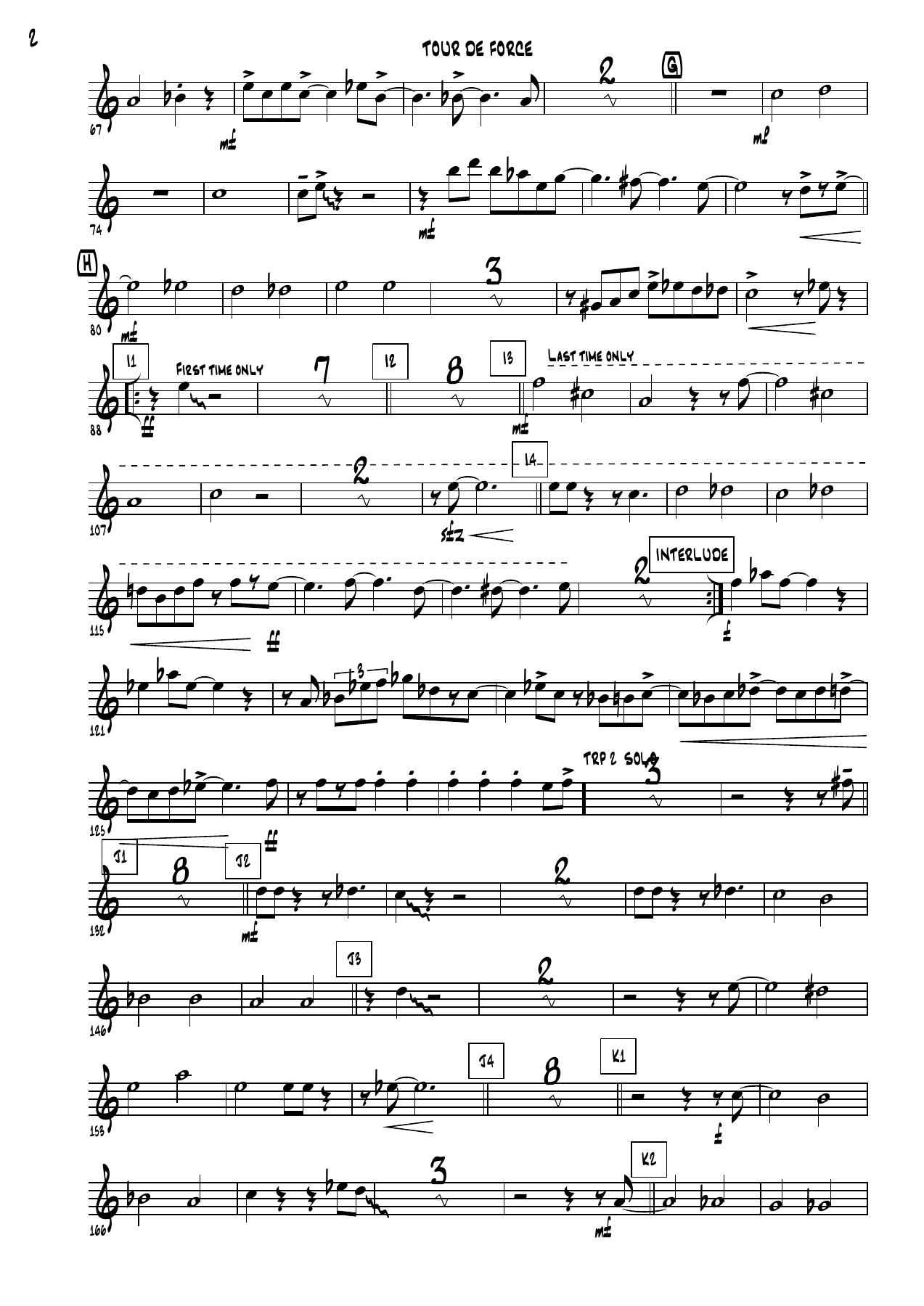 TourDeForce - Alto Sax. — page 2