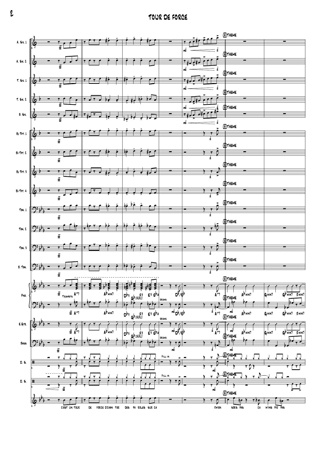 TourDeForce - score — page 2