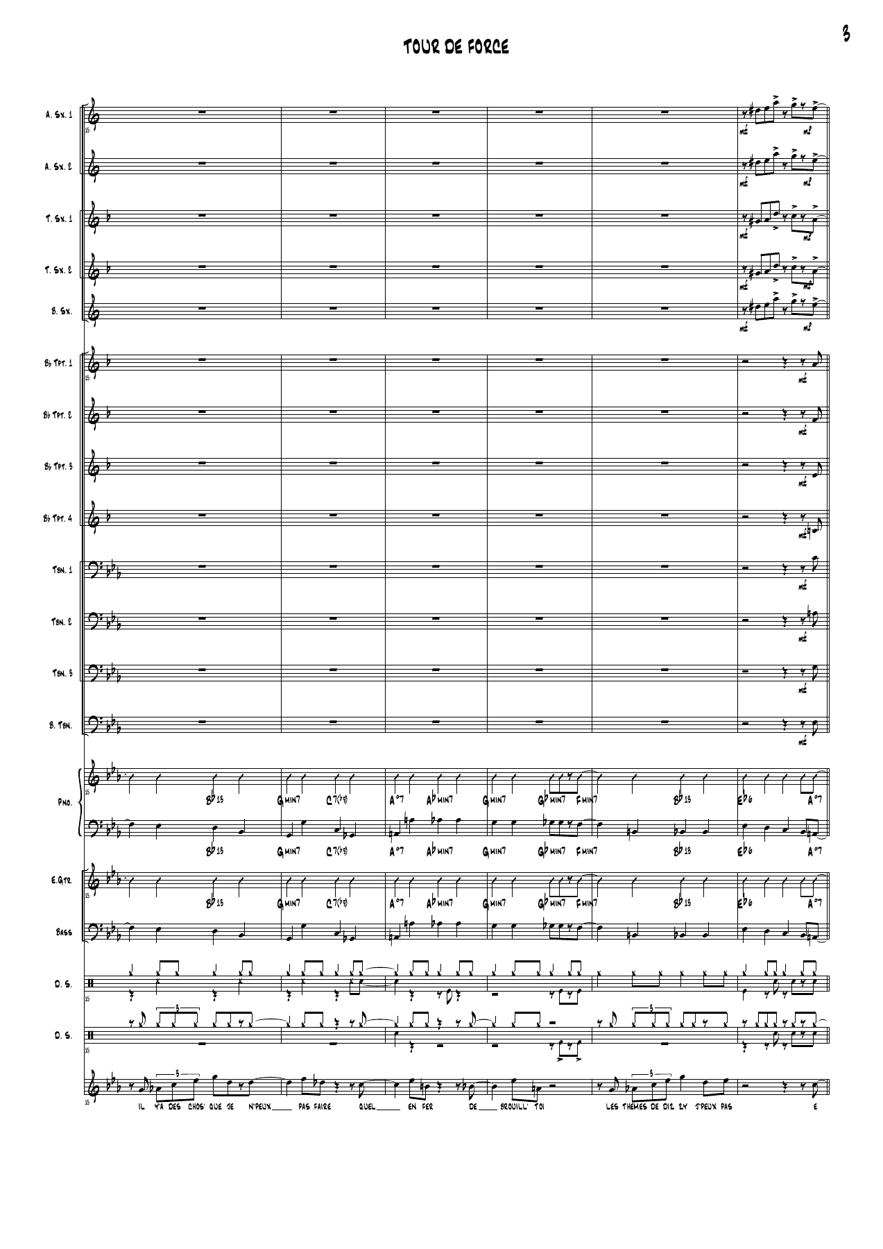 TourDeForce - score — page 3