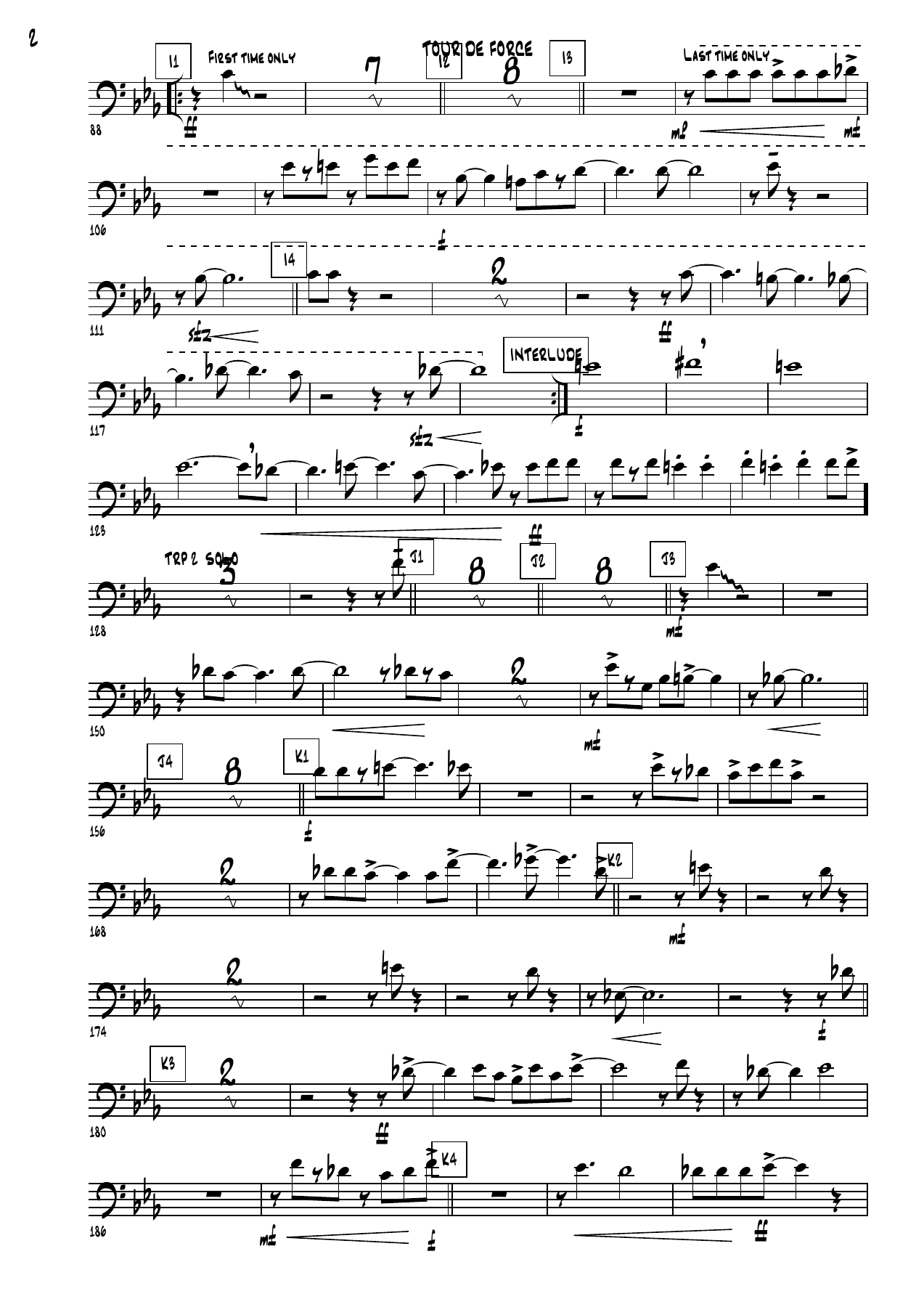 TourDeForce - Trombone — page 2