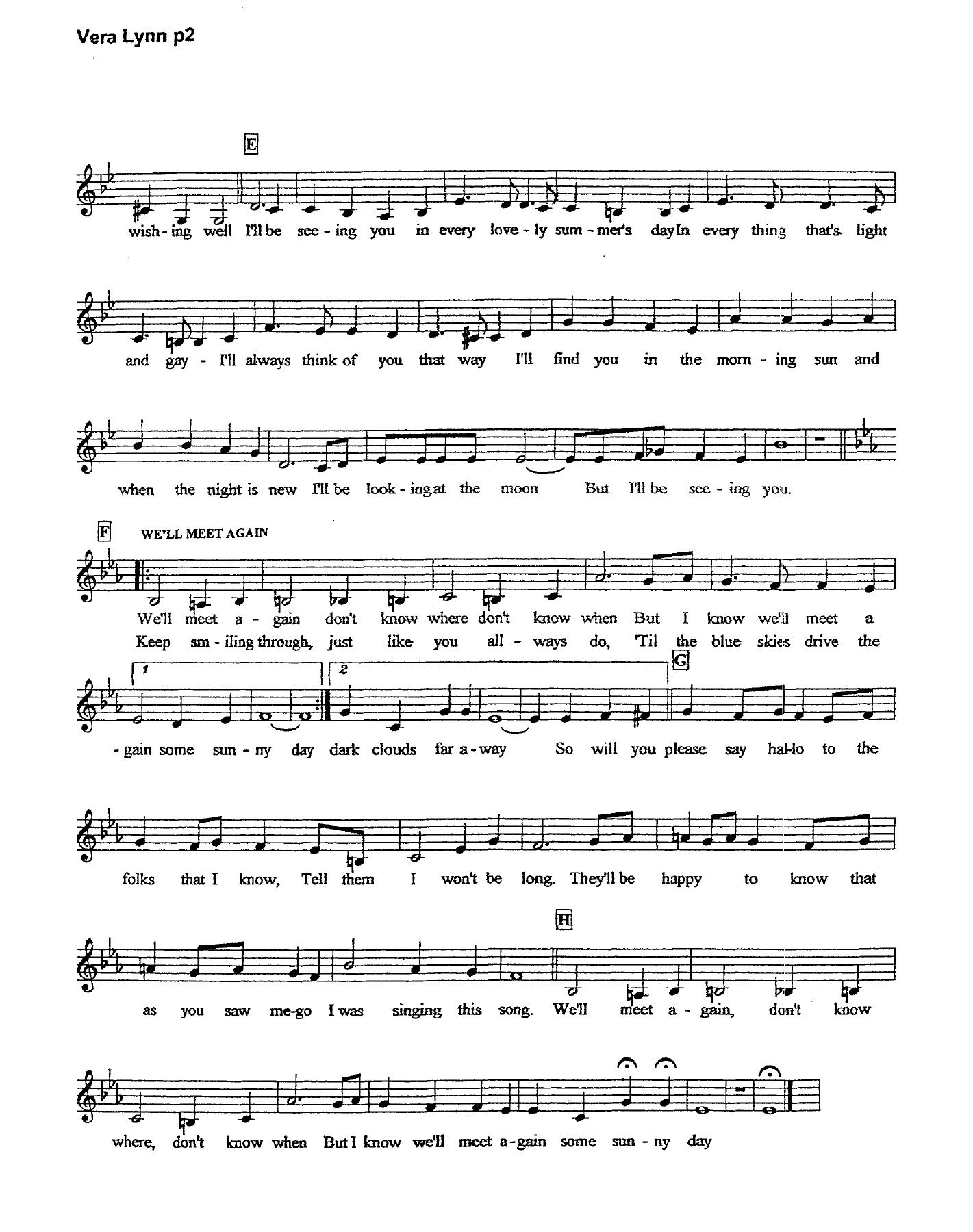Vera Lynn Medley — page 2