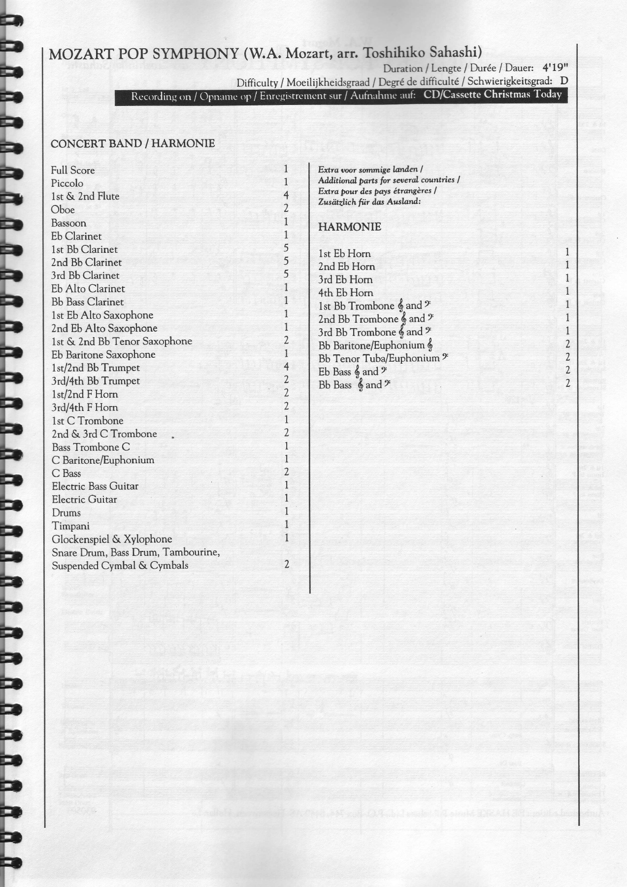 Mozart Pop Symphony Baixo Eb — page 3