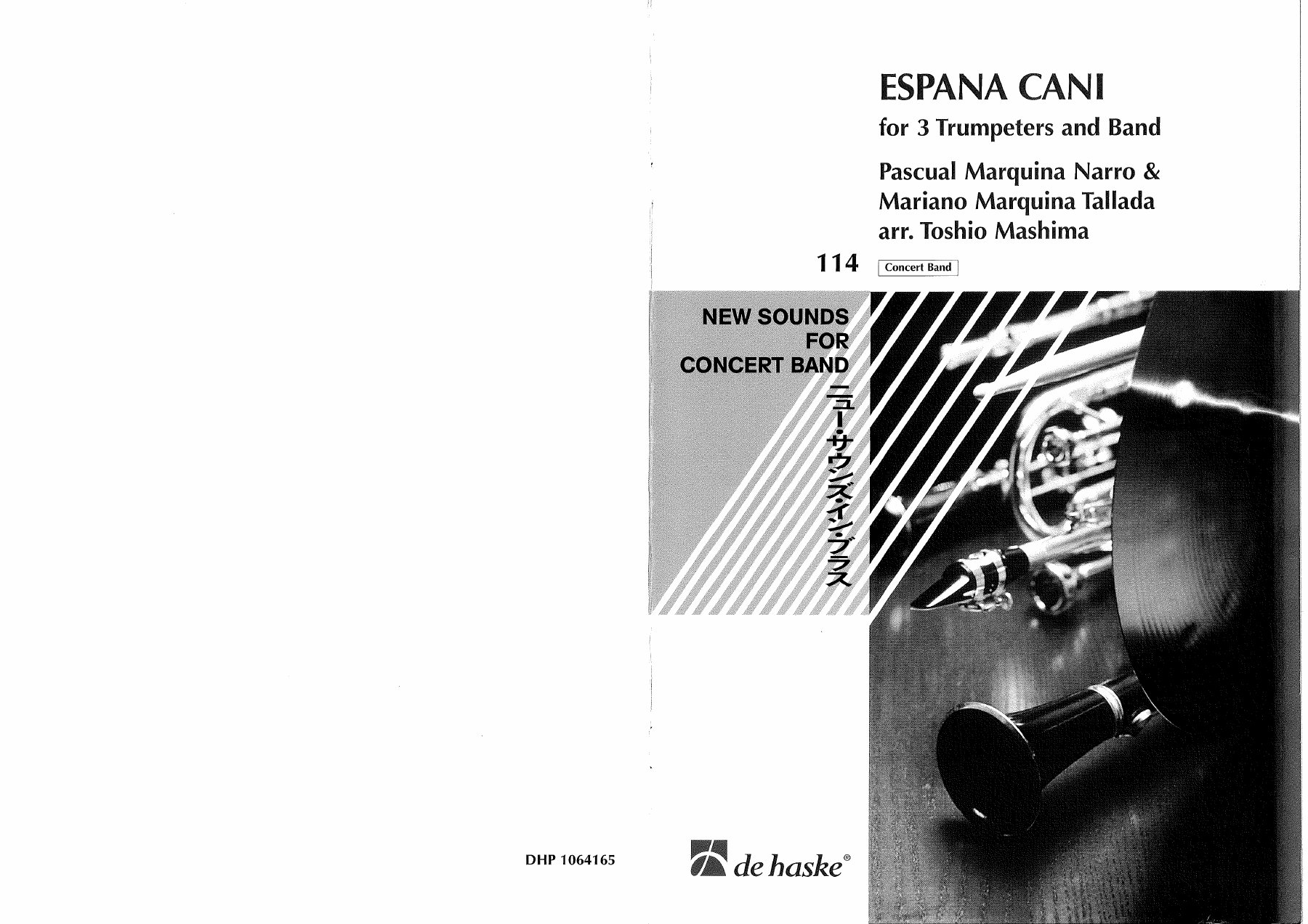 Espana Cani For 3 Trumpets — sheet music preview