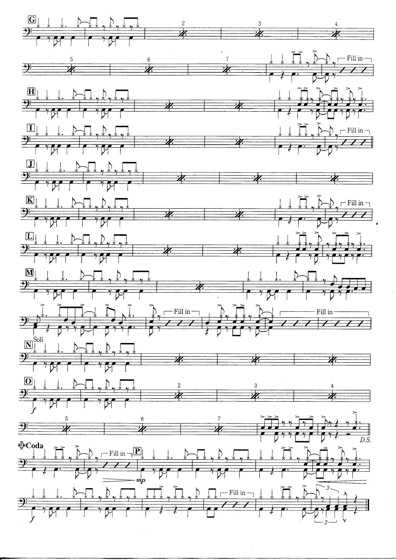 At the Mambo Inn — Drums — page 2