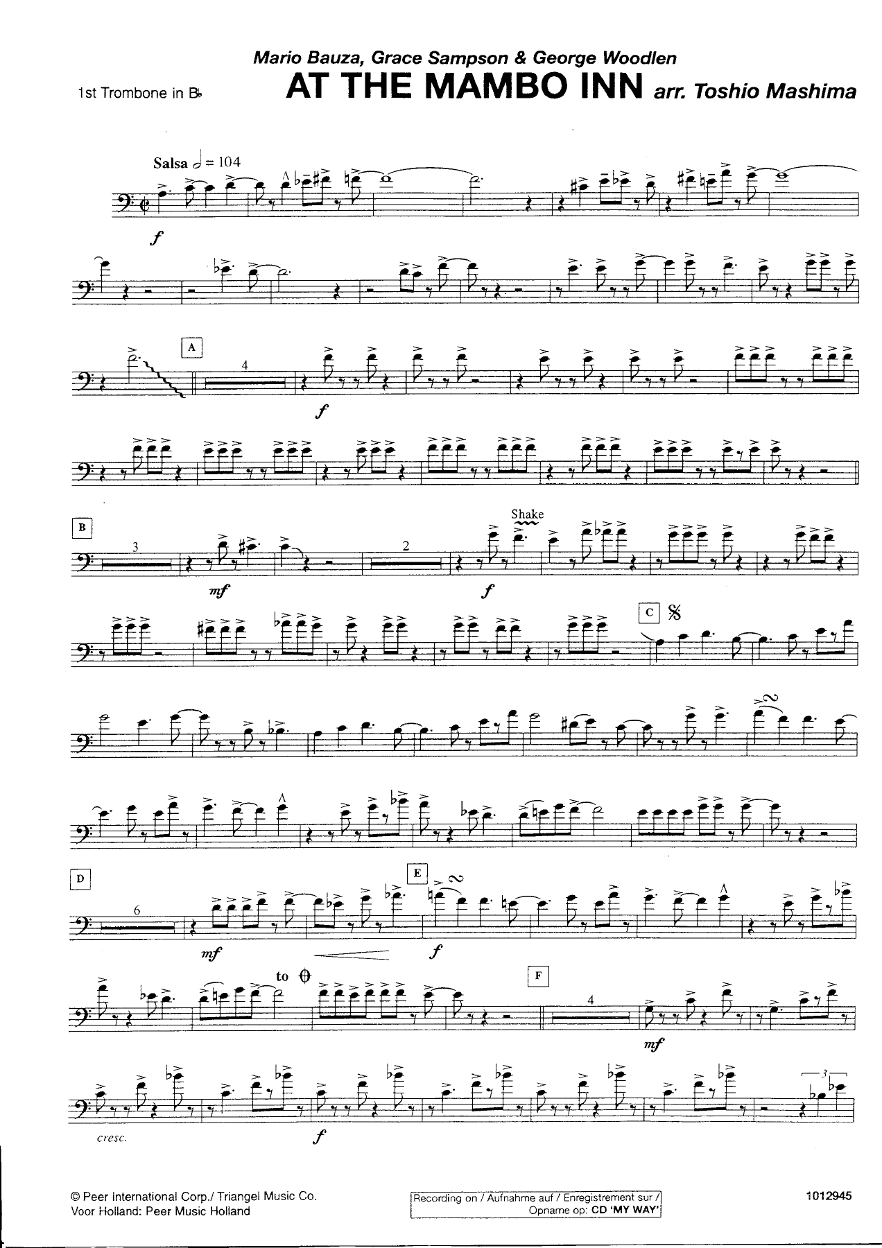 parturas en Bb — sheet music preview